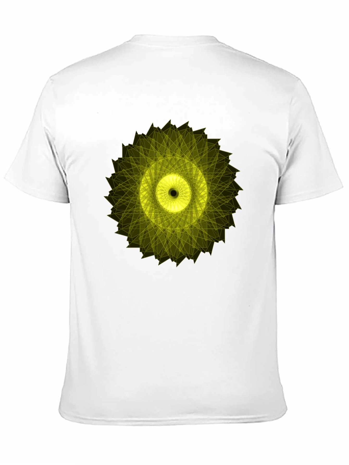 Geometric Circle Graphic Tee - Mens Black T-Shirt