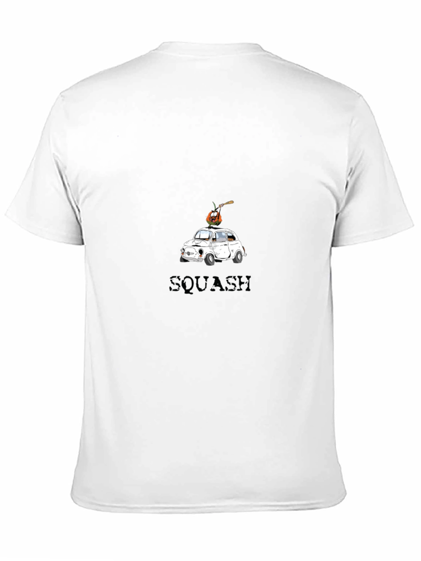 Squash Car Graphic Tee - Trendy Halloween T-Shirt
