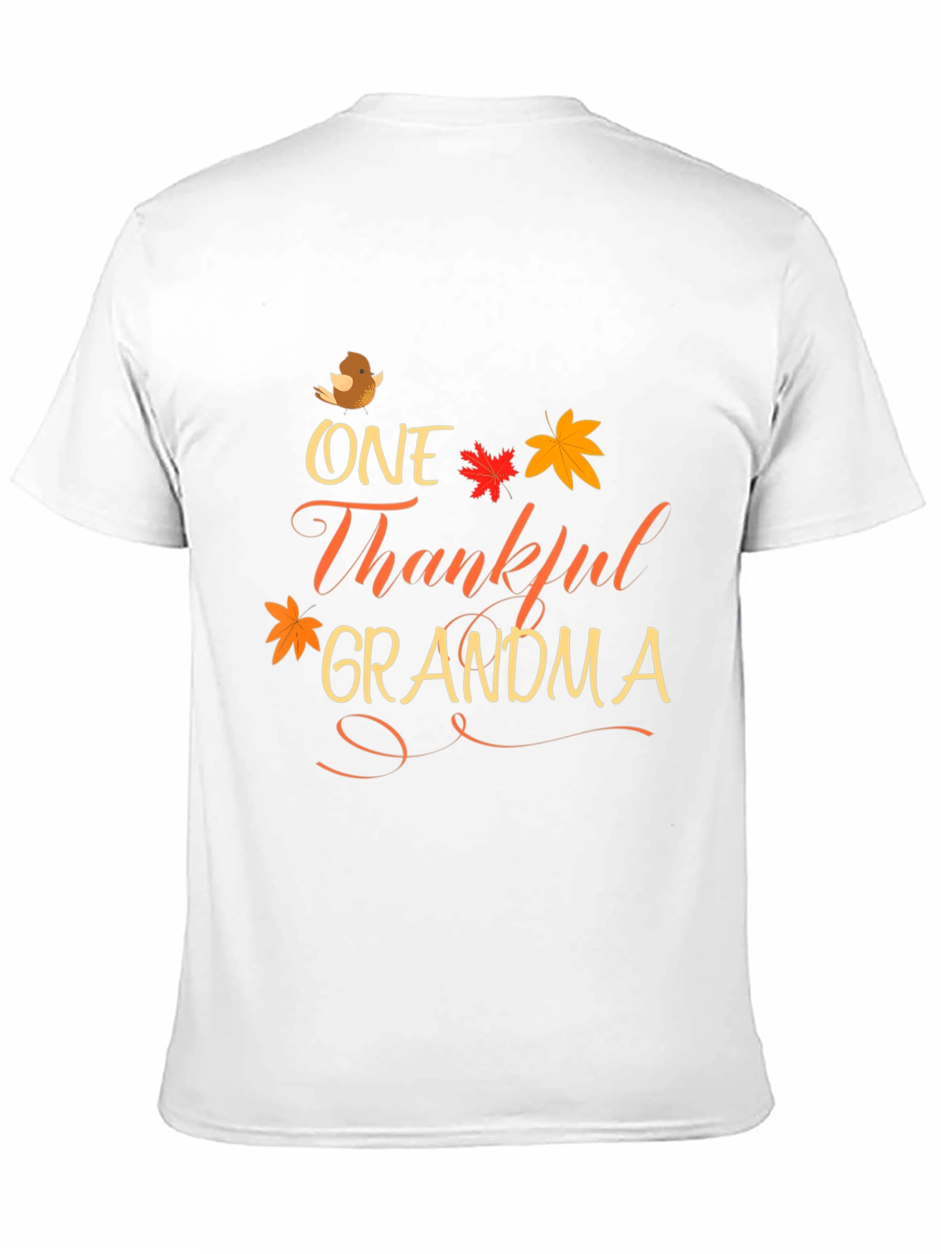 One Thankful Grandma T-Shirt - Thanksgiving Apparel
