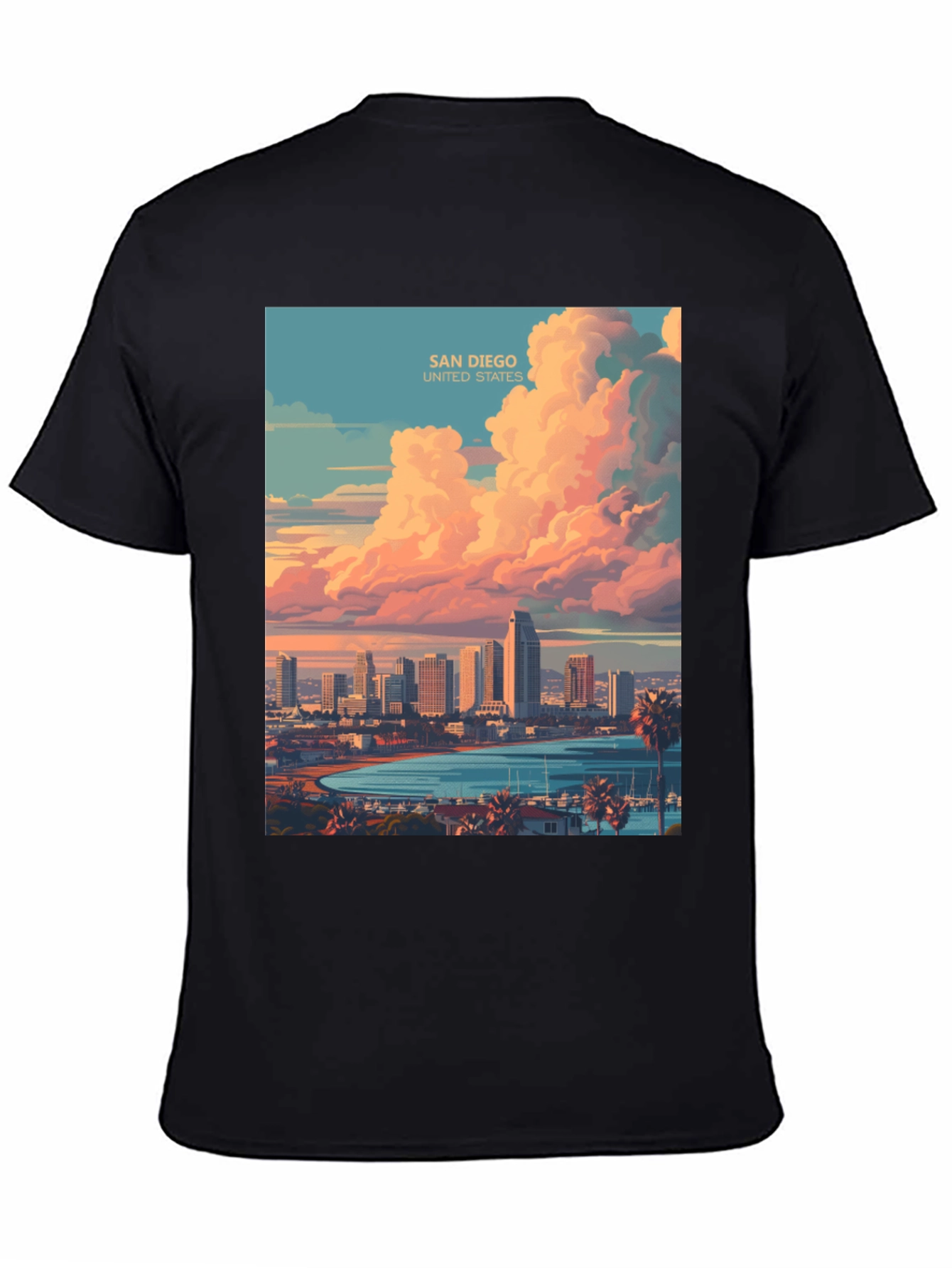 San Diego Skyline Tee - Coastal City Graphic