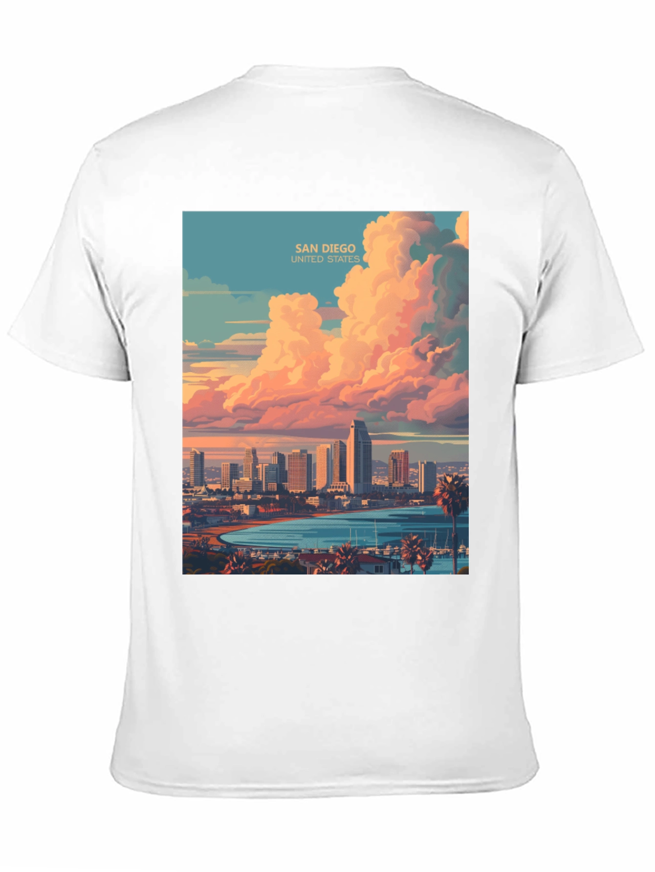 San Diego Skyline Tee - Coastal City Graphic