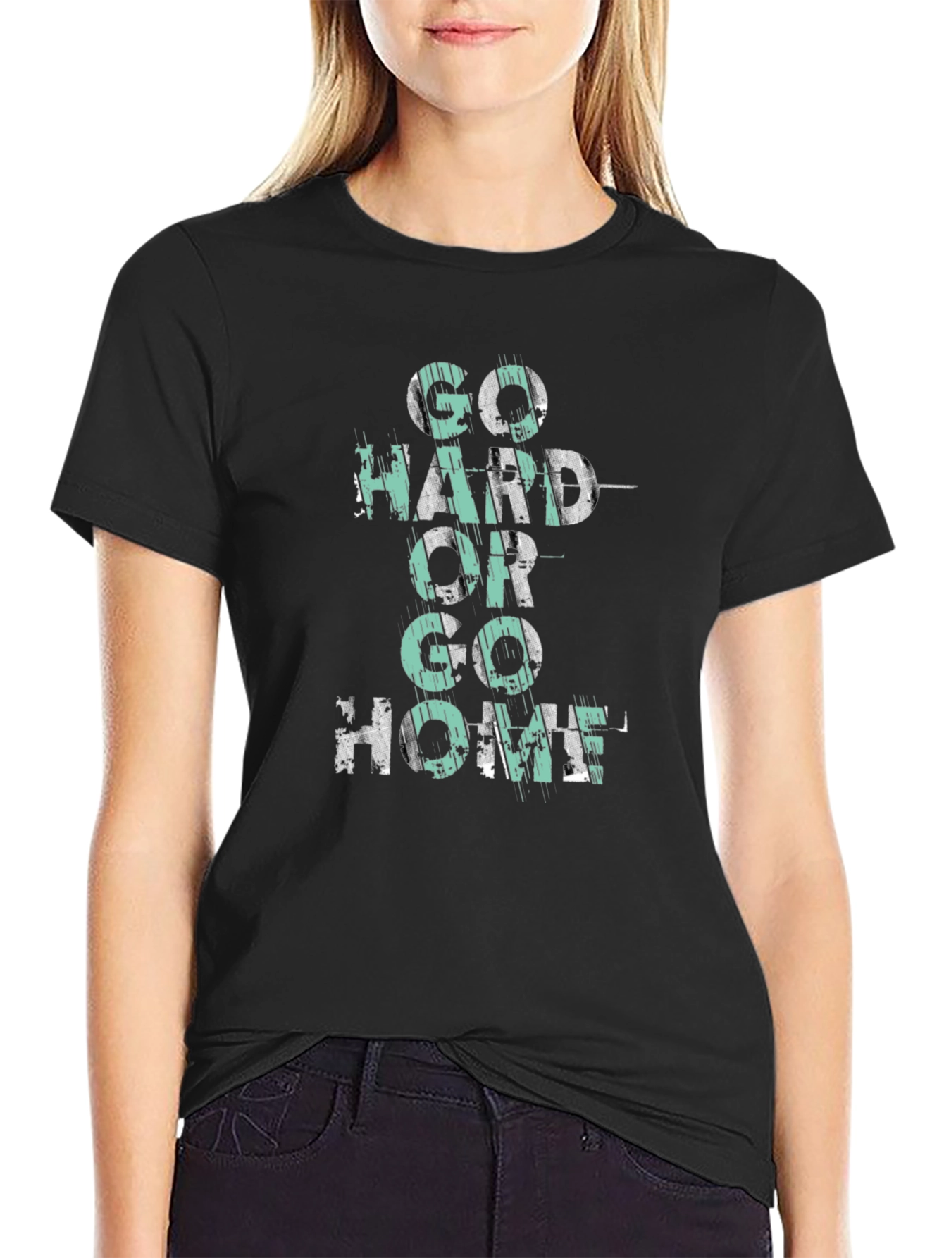 Go Hard Or Go Home Graphic T-Shirt
