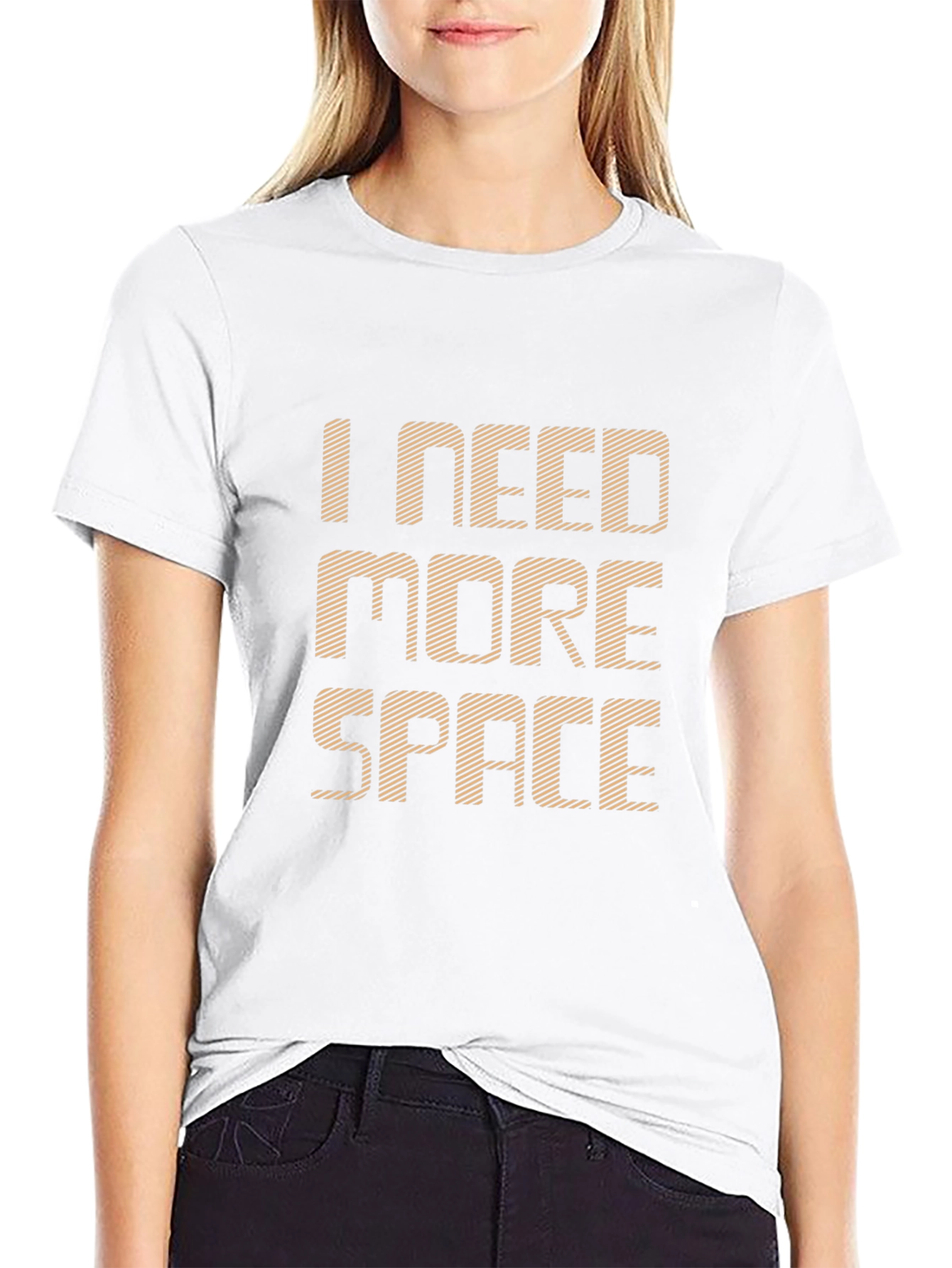 I Need More Space Graphic Tee - Black
