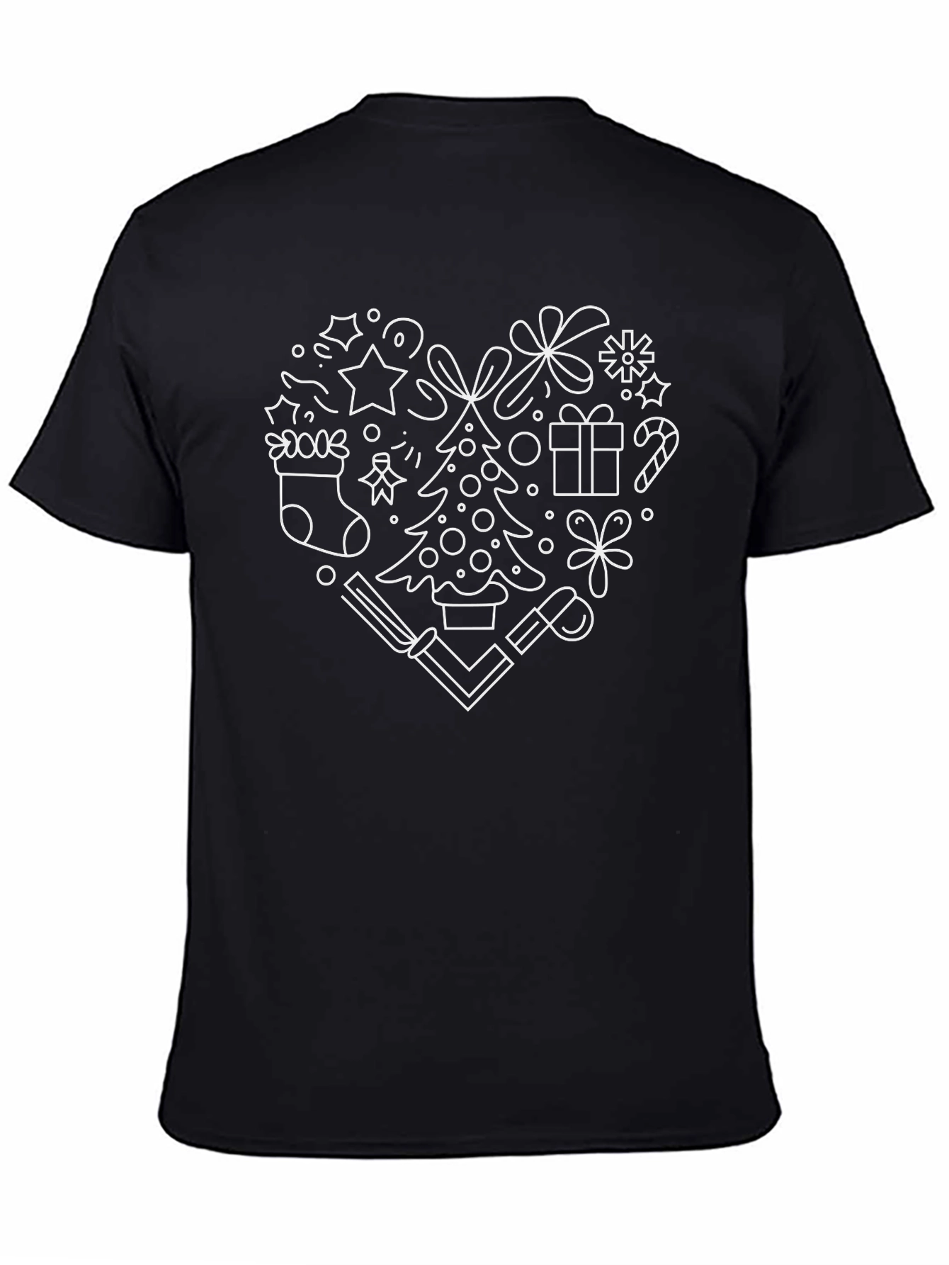 Christmas Heart T-Shirt - Holiday Season Tee