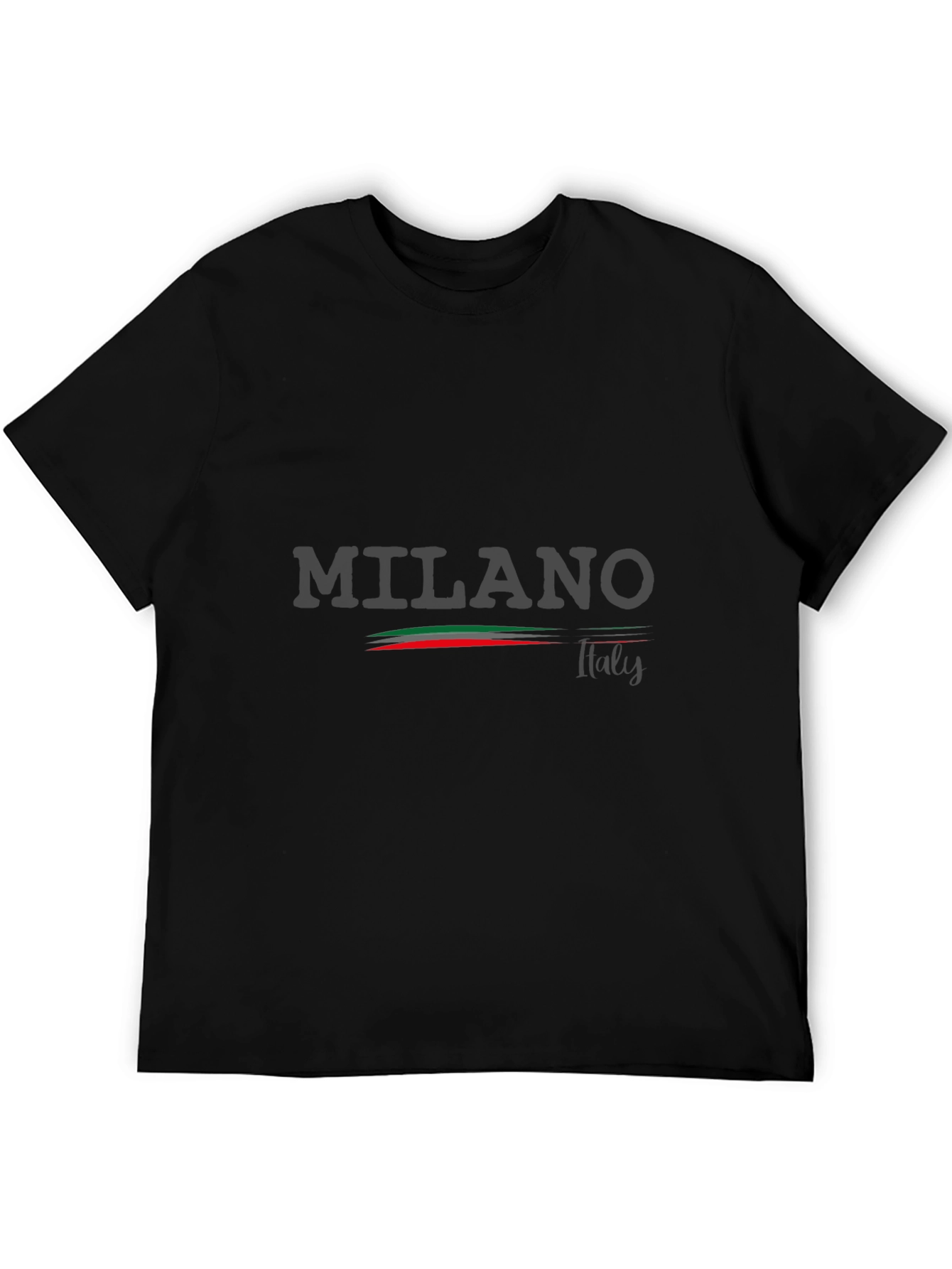Milan Italy T-Shirt - Black