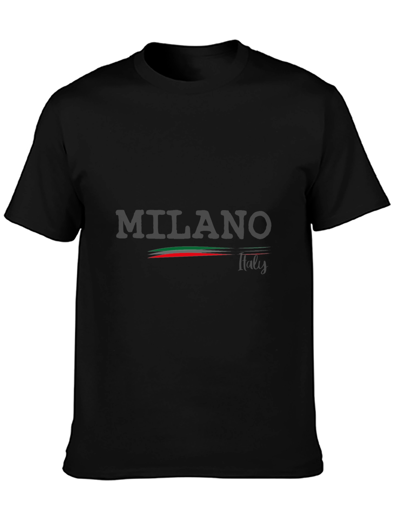 Milan Italy T-Shirt - Black
