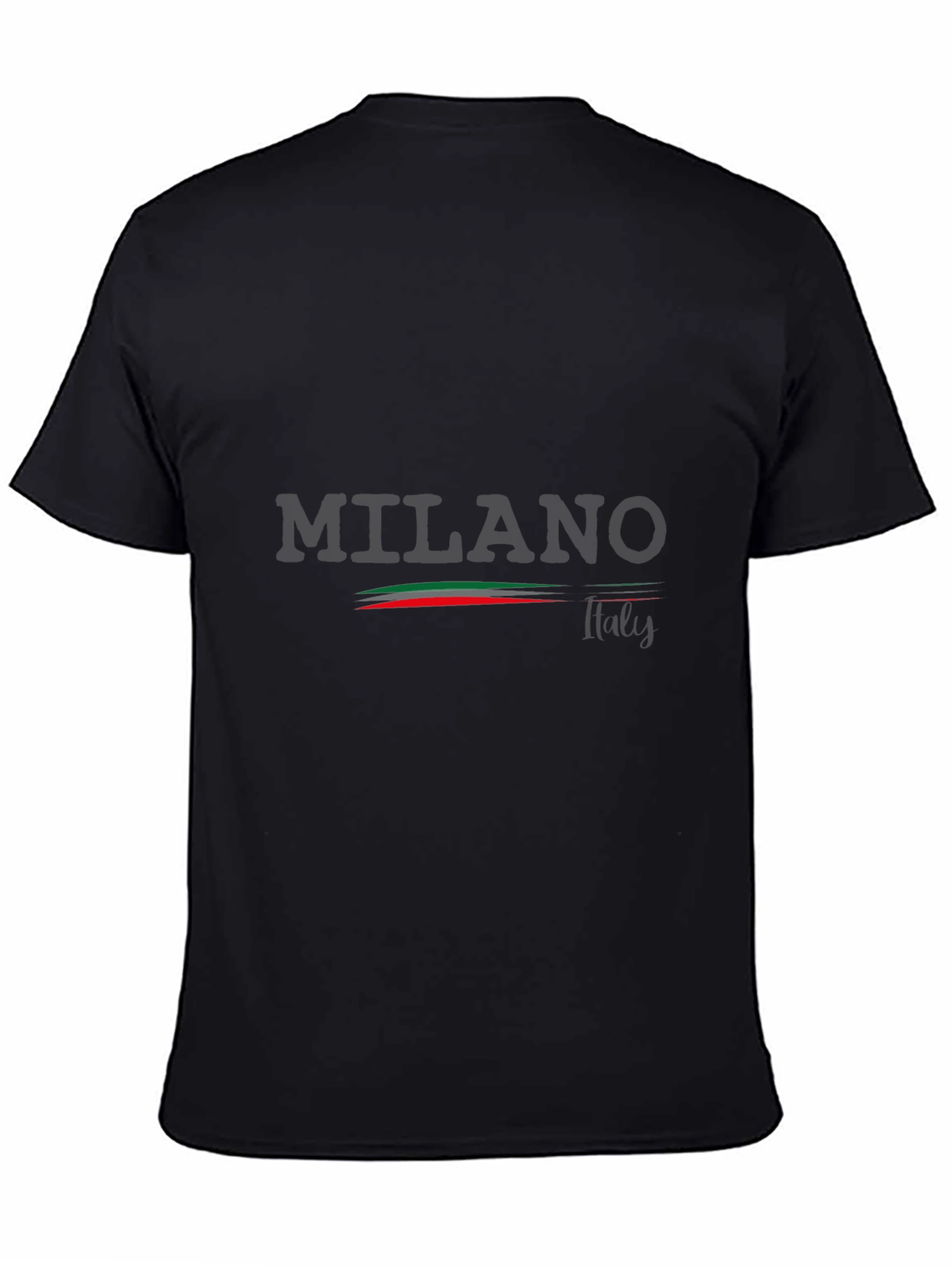 Milan Italy T-Shirt - Black