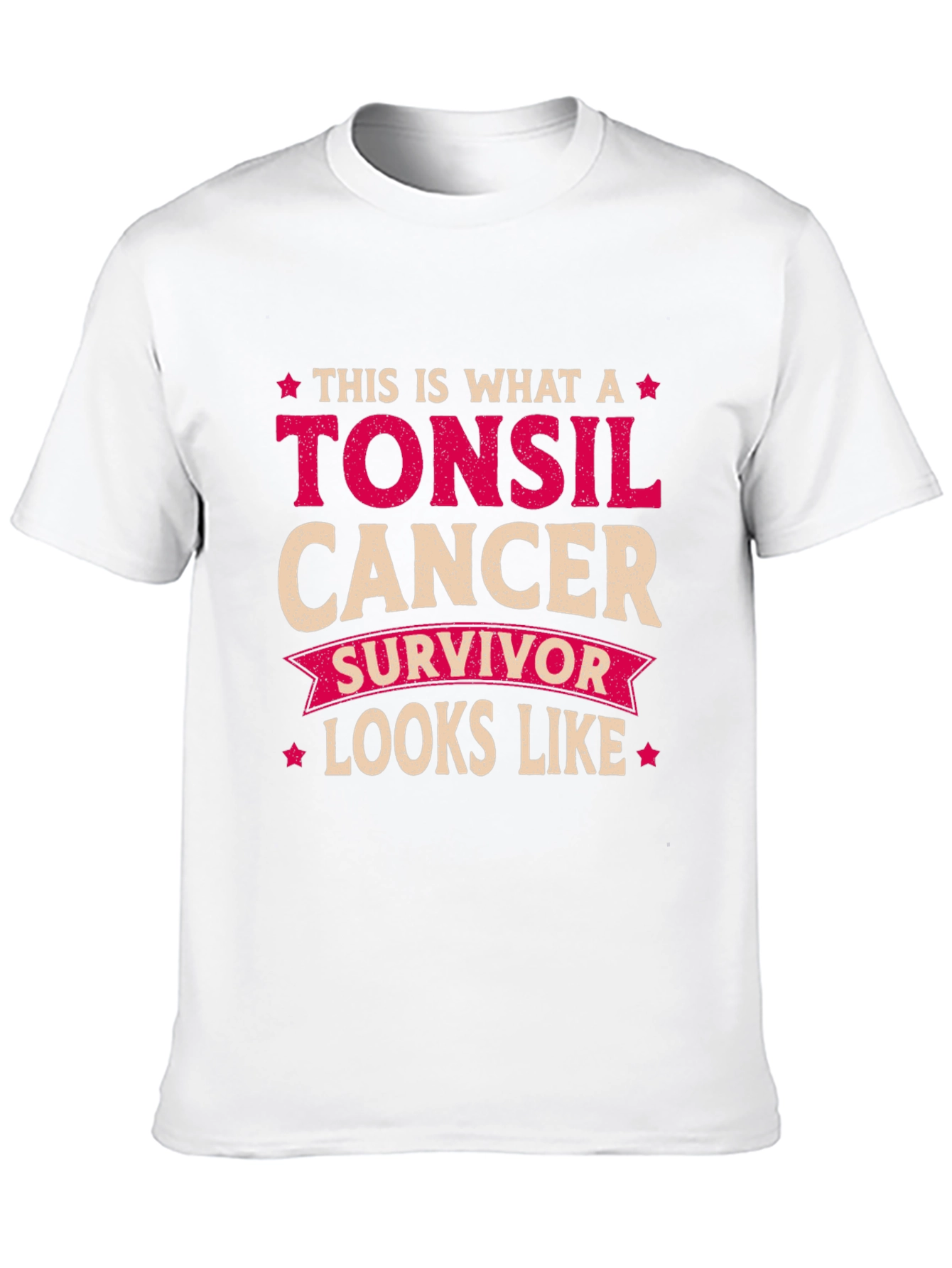 Tonsil Cancer Survivor Graphic T-Shirt