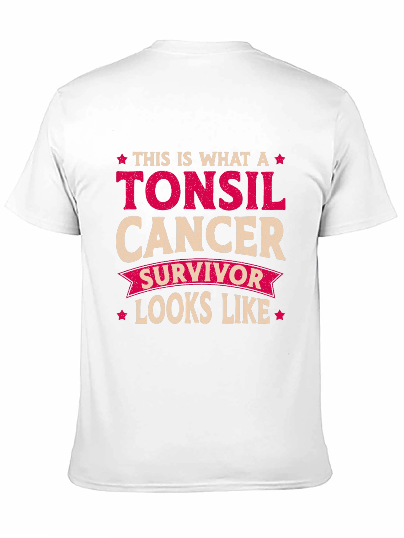 Tonsil Cancer Survivor Graphic T-Shirt