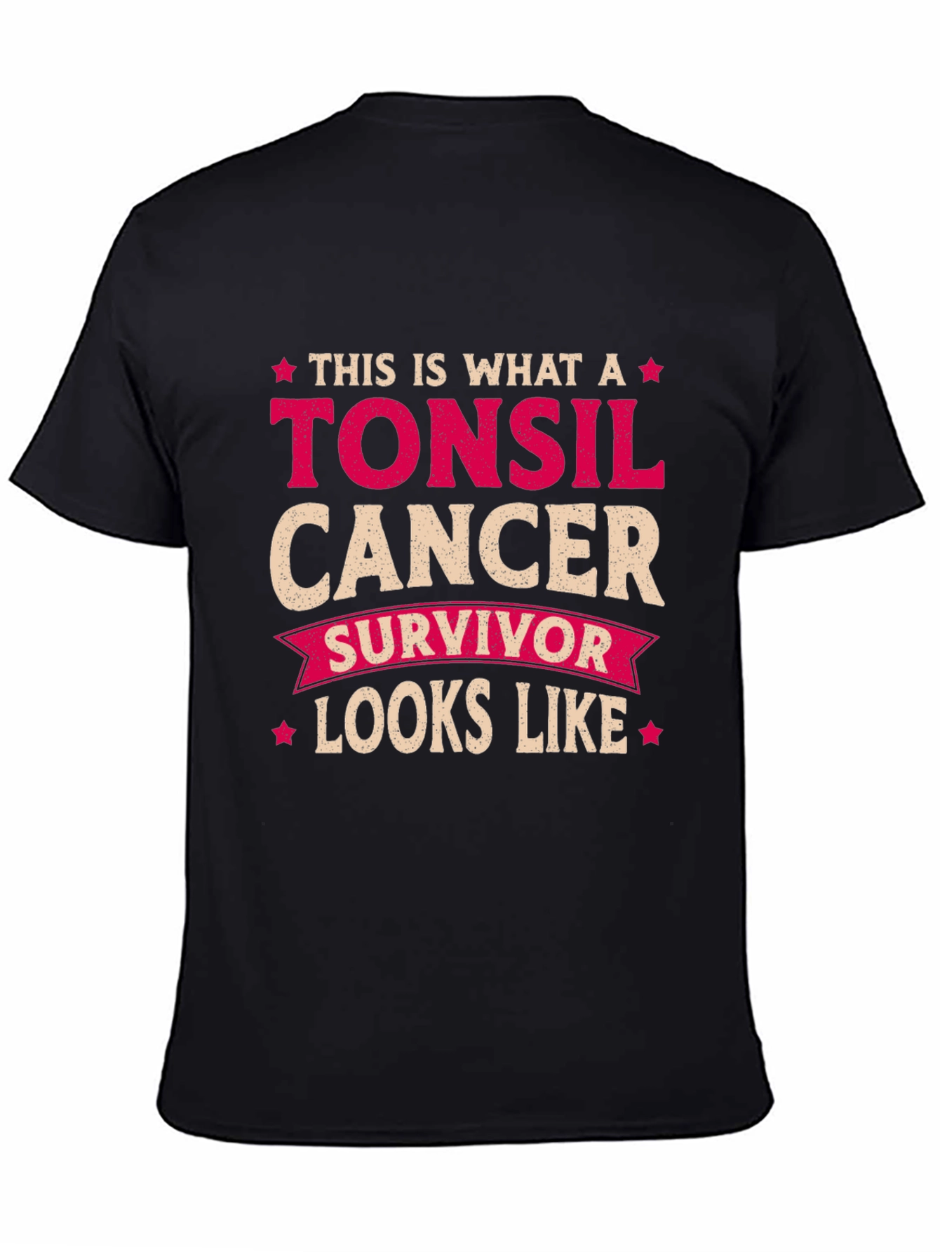 Tonsil Cancer Survivor Graphic T-Shirt