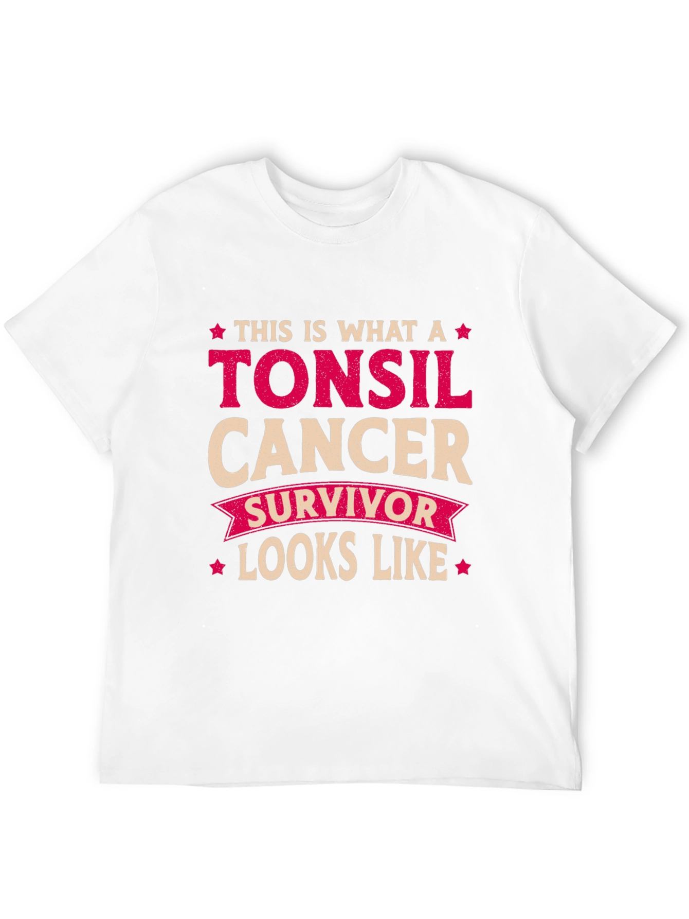 Tonsil Cancer Survivor Graphic T-Shirt