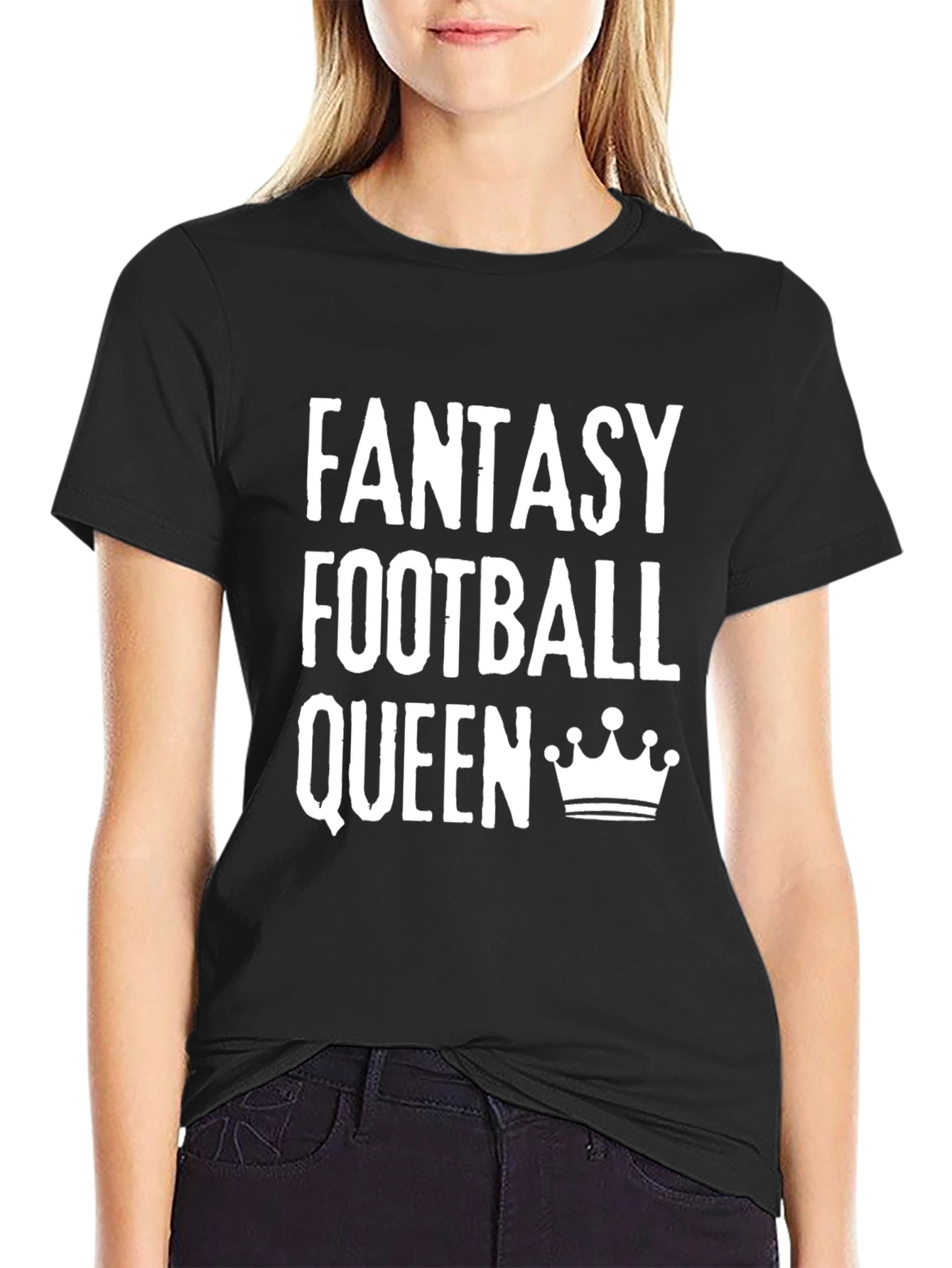 Fantasy Football Queen Graphic T-Shirt