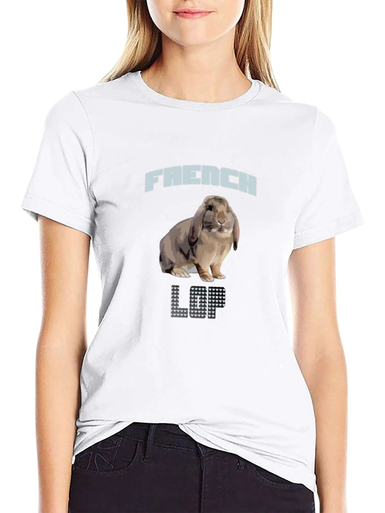 French Lop Rabbit Graphic T-Shirt - Unisex