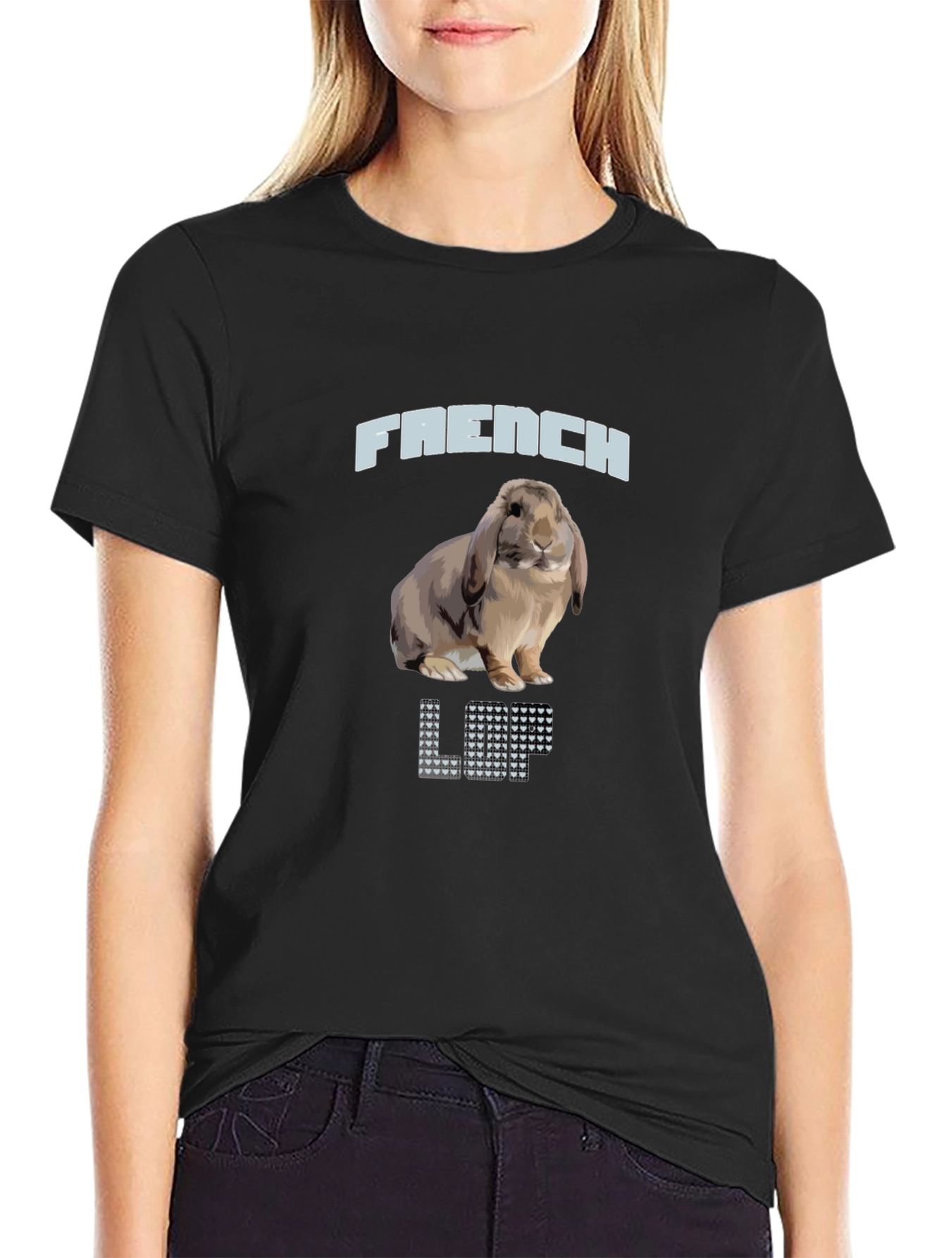 French Lop Rabbit Graphic T-Shirt - Unisex