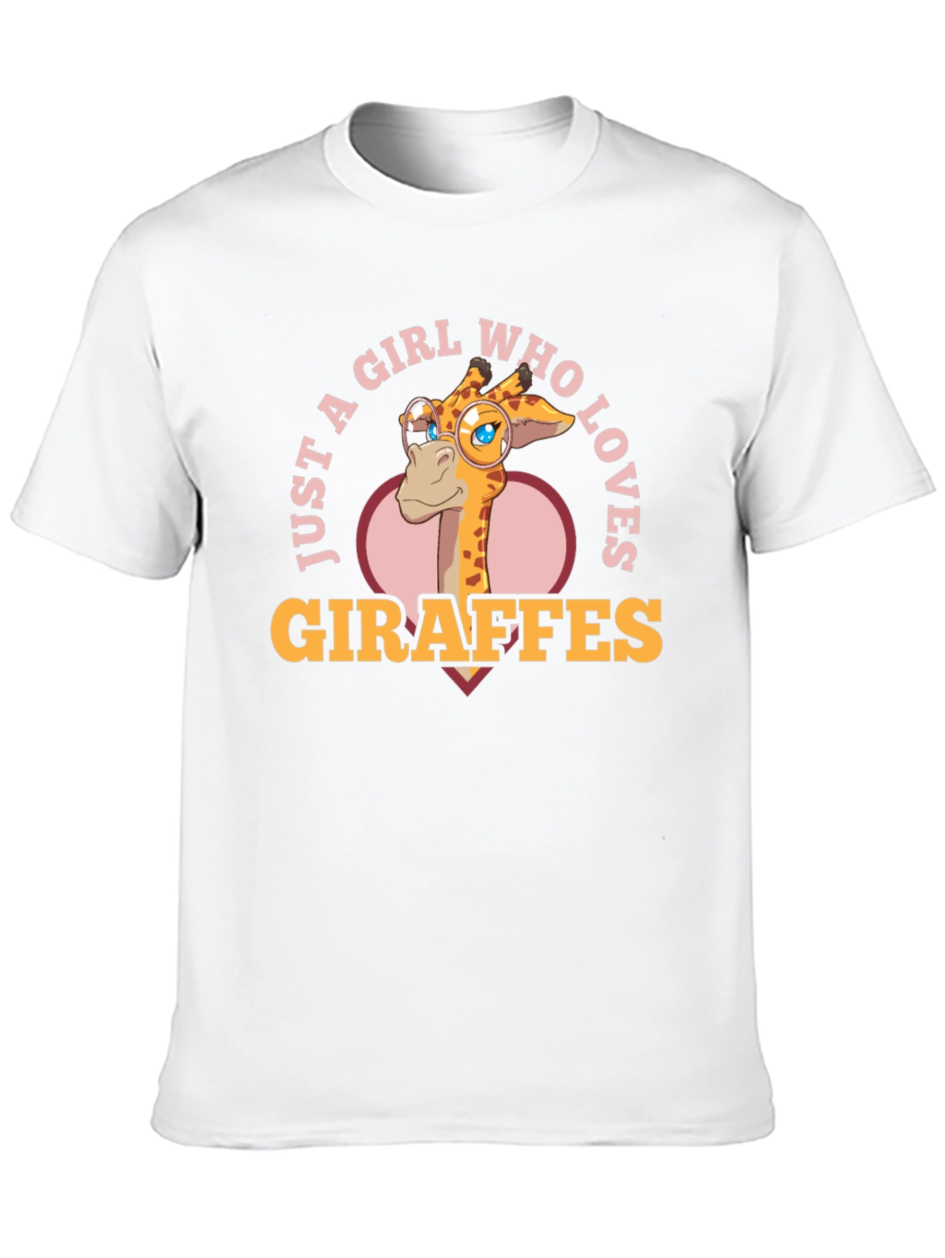 Just A Girl Who Loves Giraffes T-Shirt