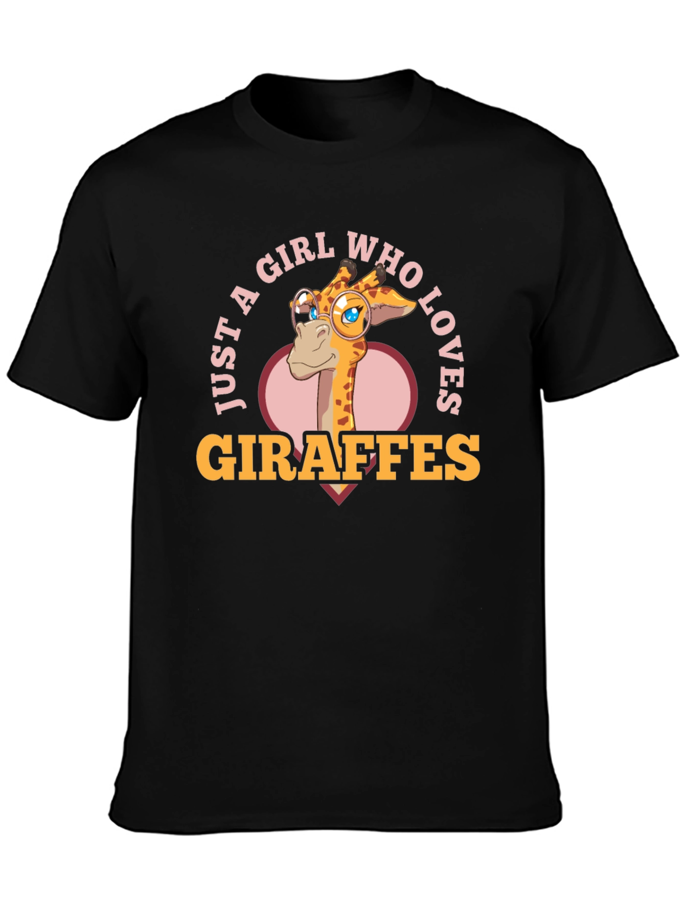 Just A Girl Who Loves Giraffes T-Shirt