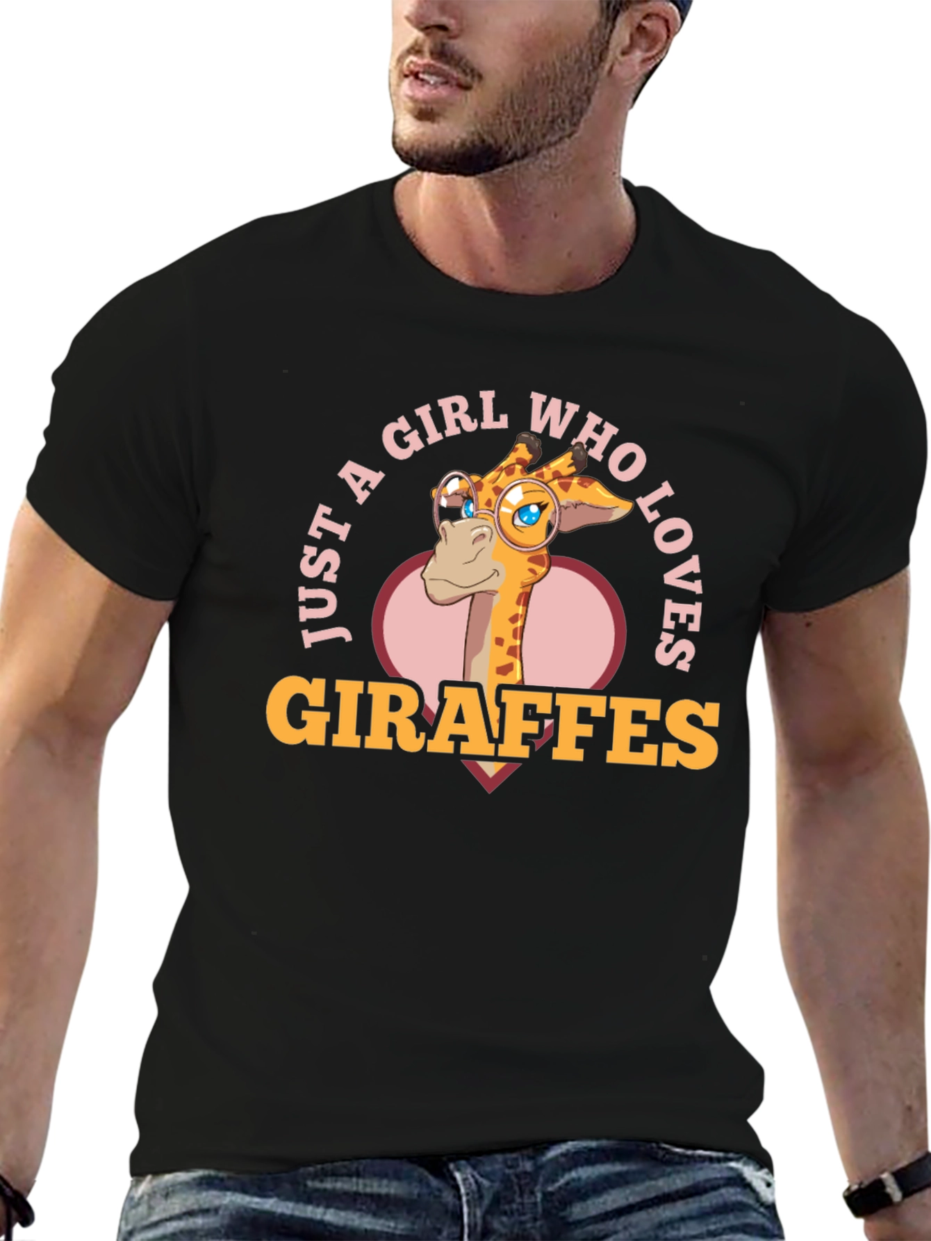 Just A Girl Who Loves Giraffes T-Shirt