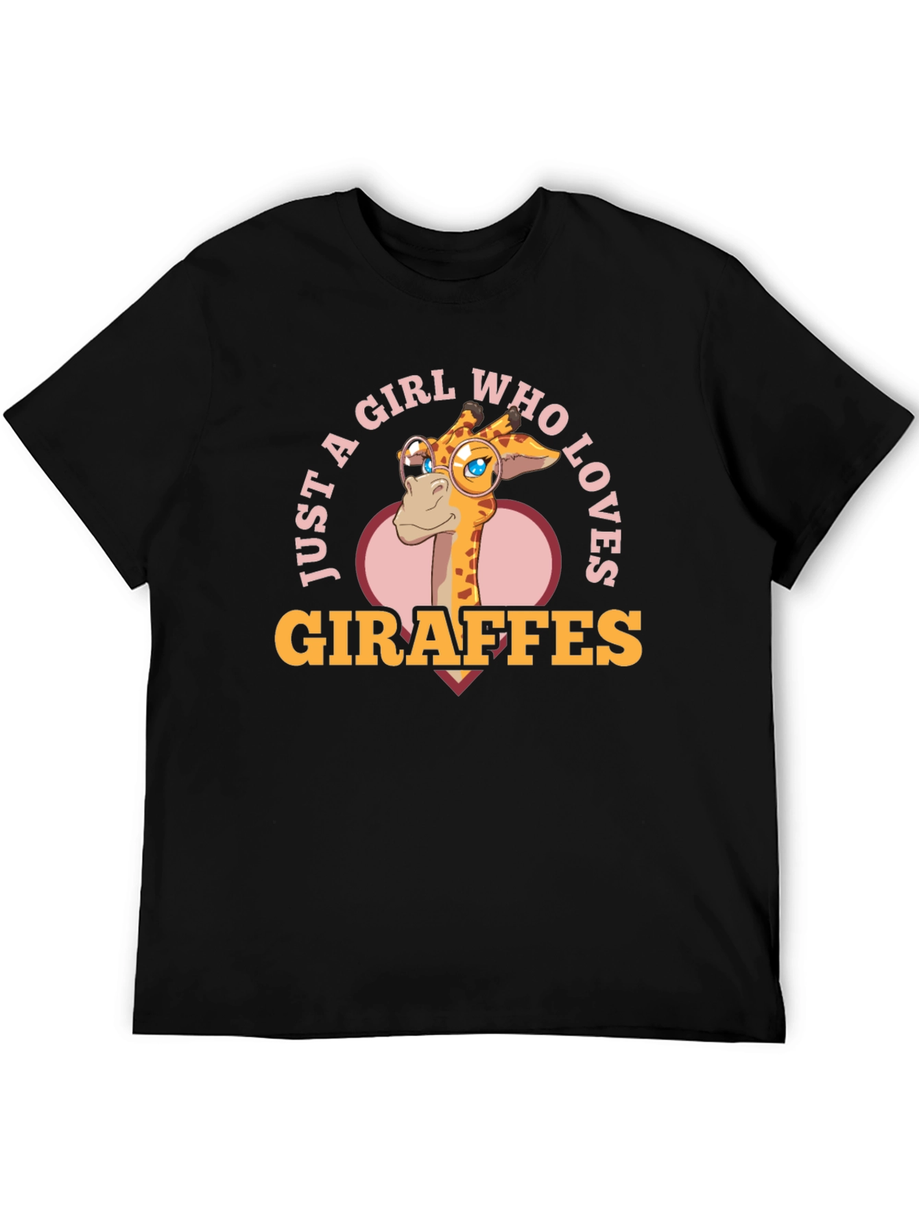 Just A Girl Who Loves Giraffes T-Shirt