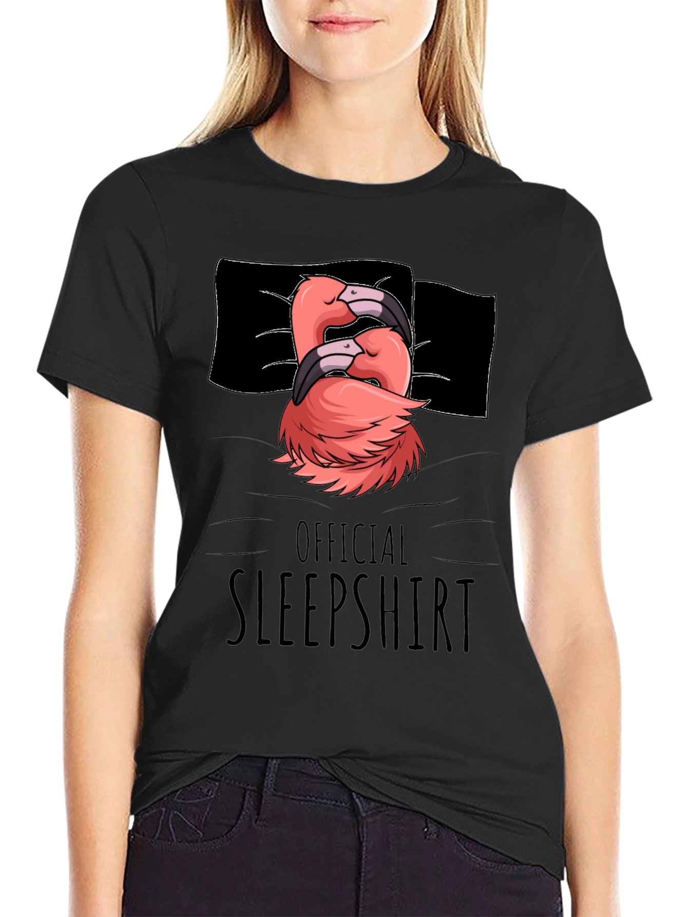 Flamingo Sleepshirt - Novelty Graphic Tee