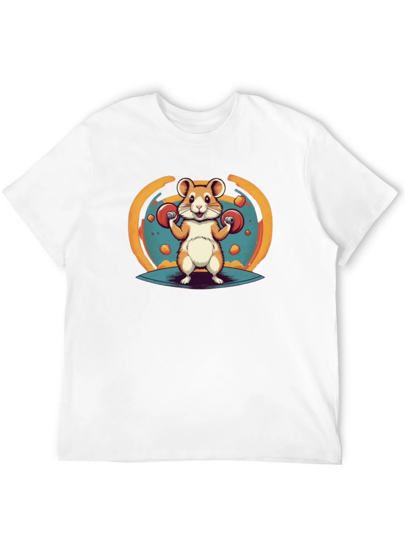 Hamster Gym T-Shirt - Funny Workout Tee