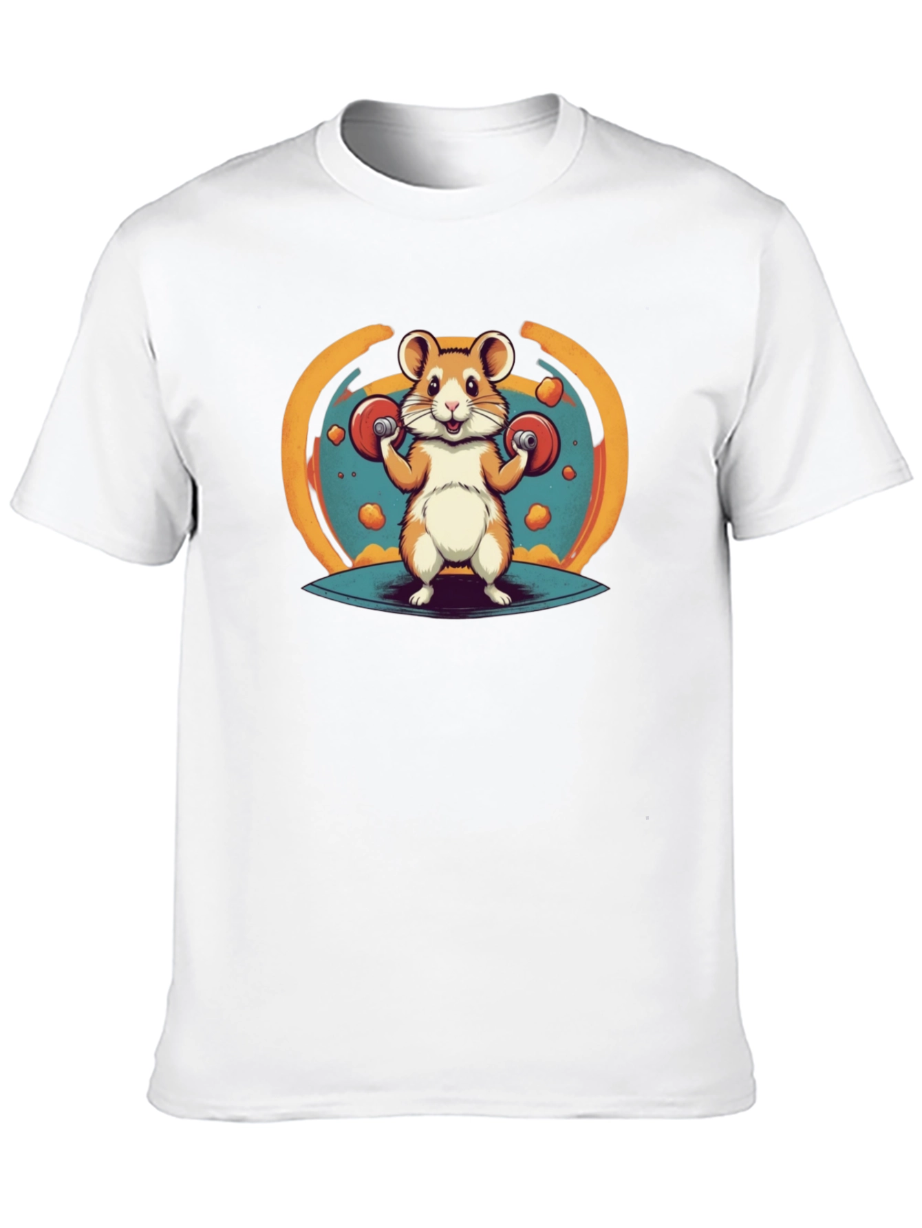 Hamster Gym T-Shirt - Funny Workout Tee