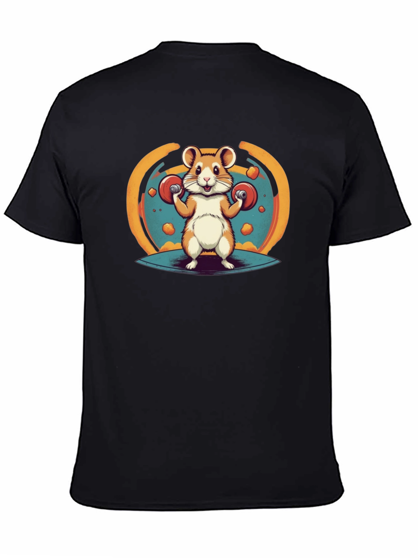Hamster Gym T-Shirt - Funny Workout Tee