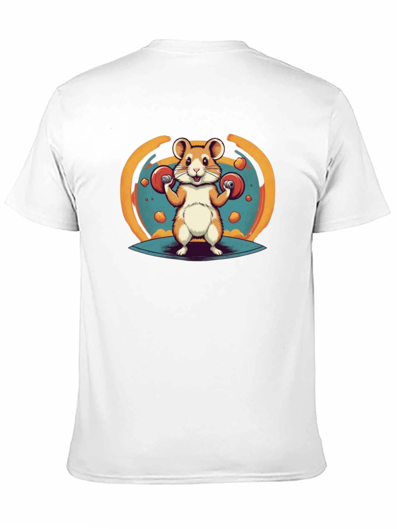 Hamster Gym T-Shirt - Funny Workout Tee