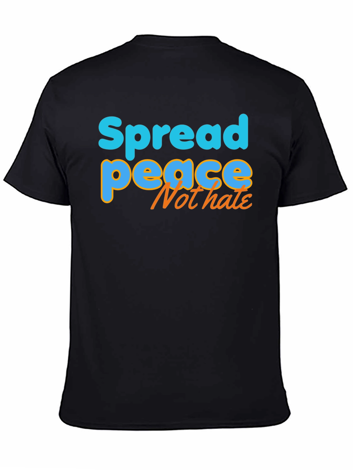 Spread Peace Not Hate Graphic Tee - Positive Vibes