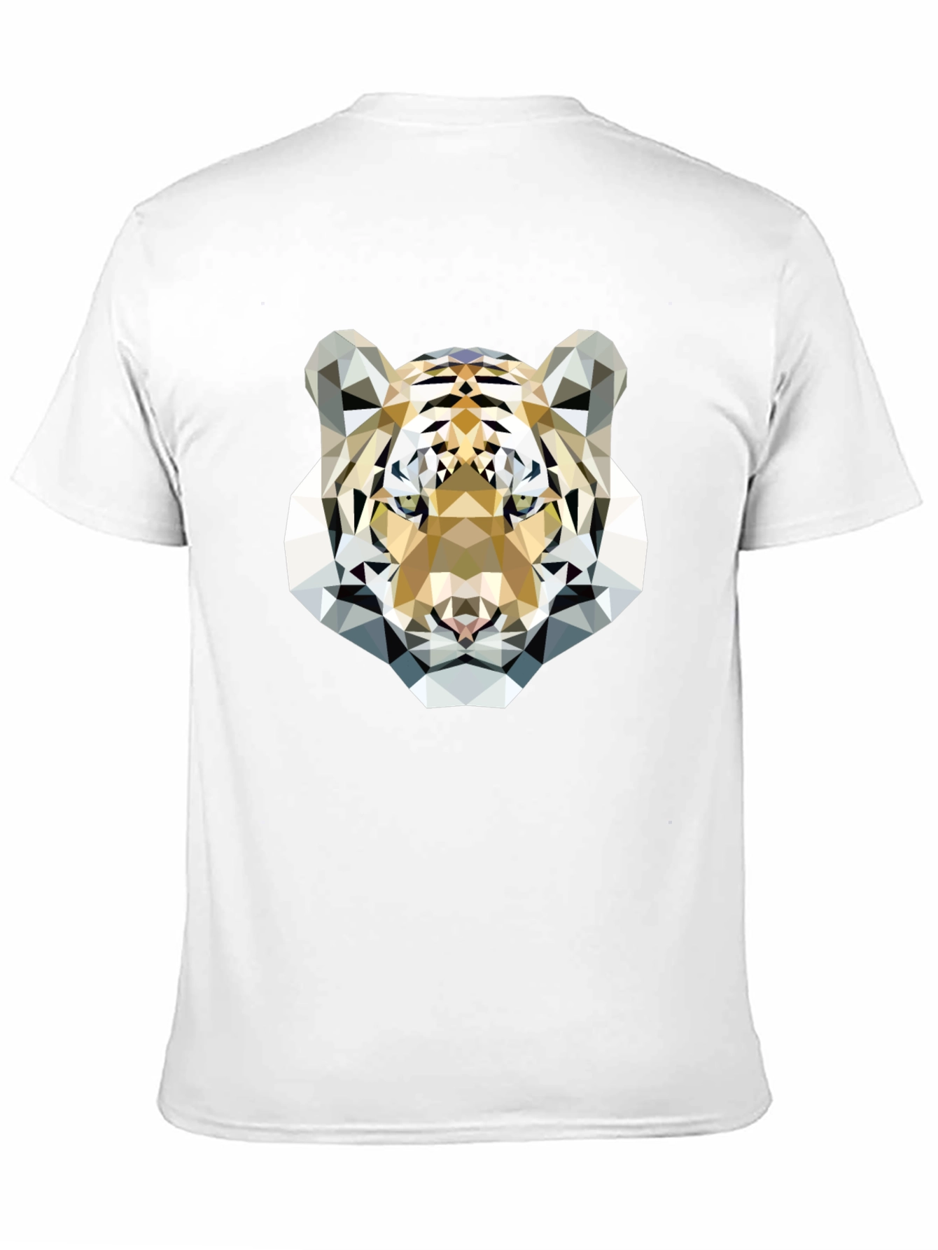 Geometric Tiger Graphic Tee - Modern & Stylish