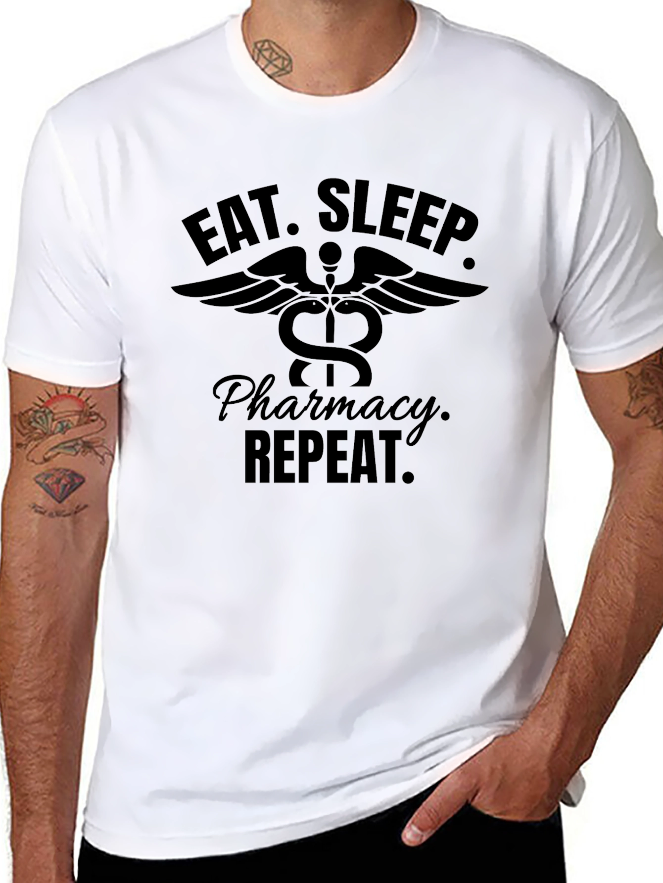 Eat Sleep Pharmacy Repeat T-Shirt