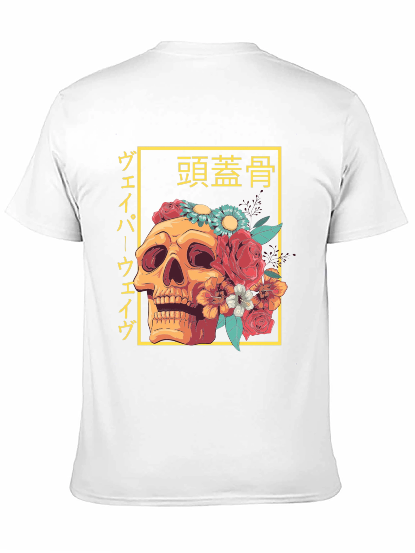 Skull & Flowers Graphic Tee
