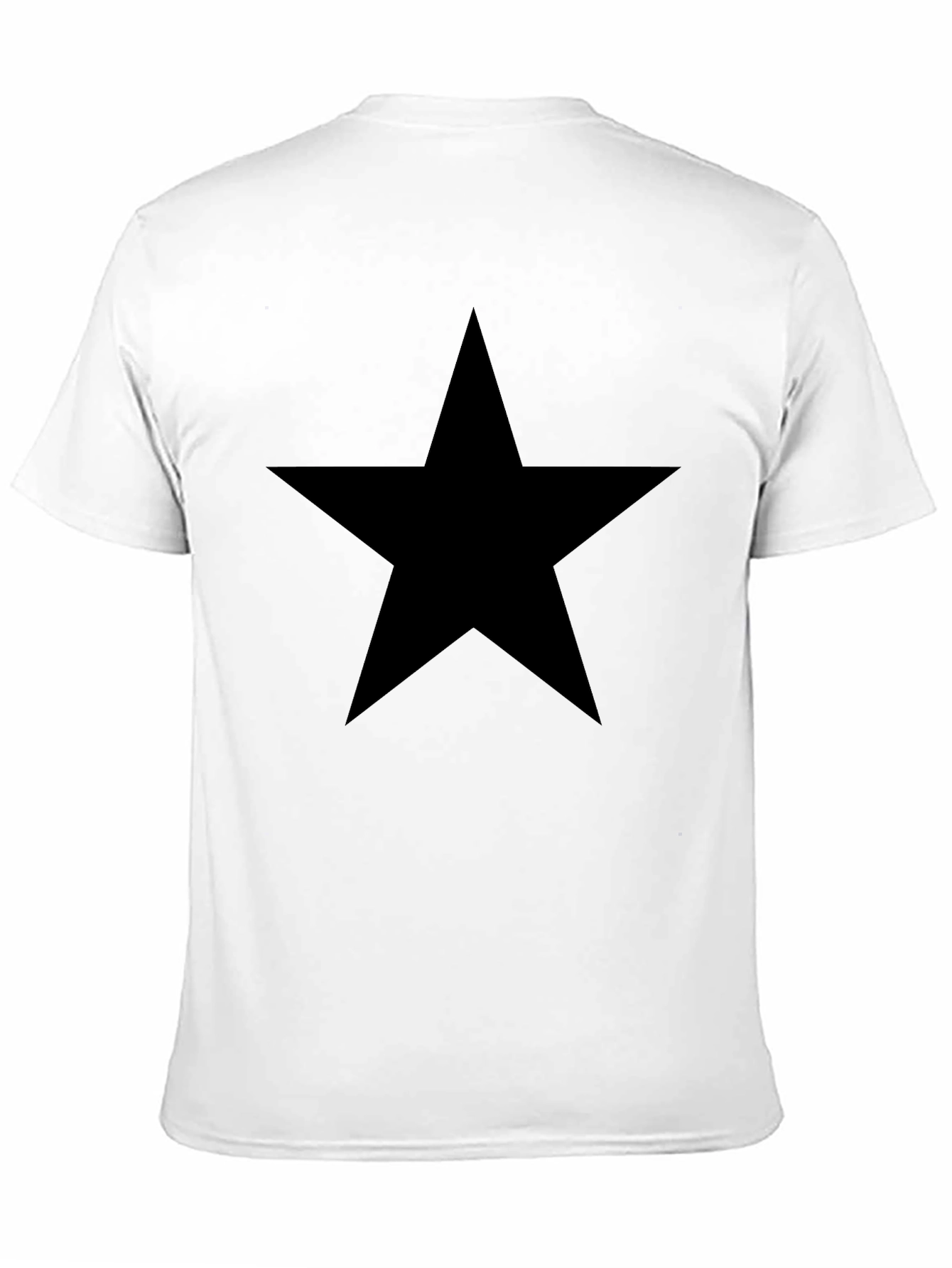 Black Star Graphic T-Shirt | Mens Casual Tee