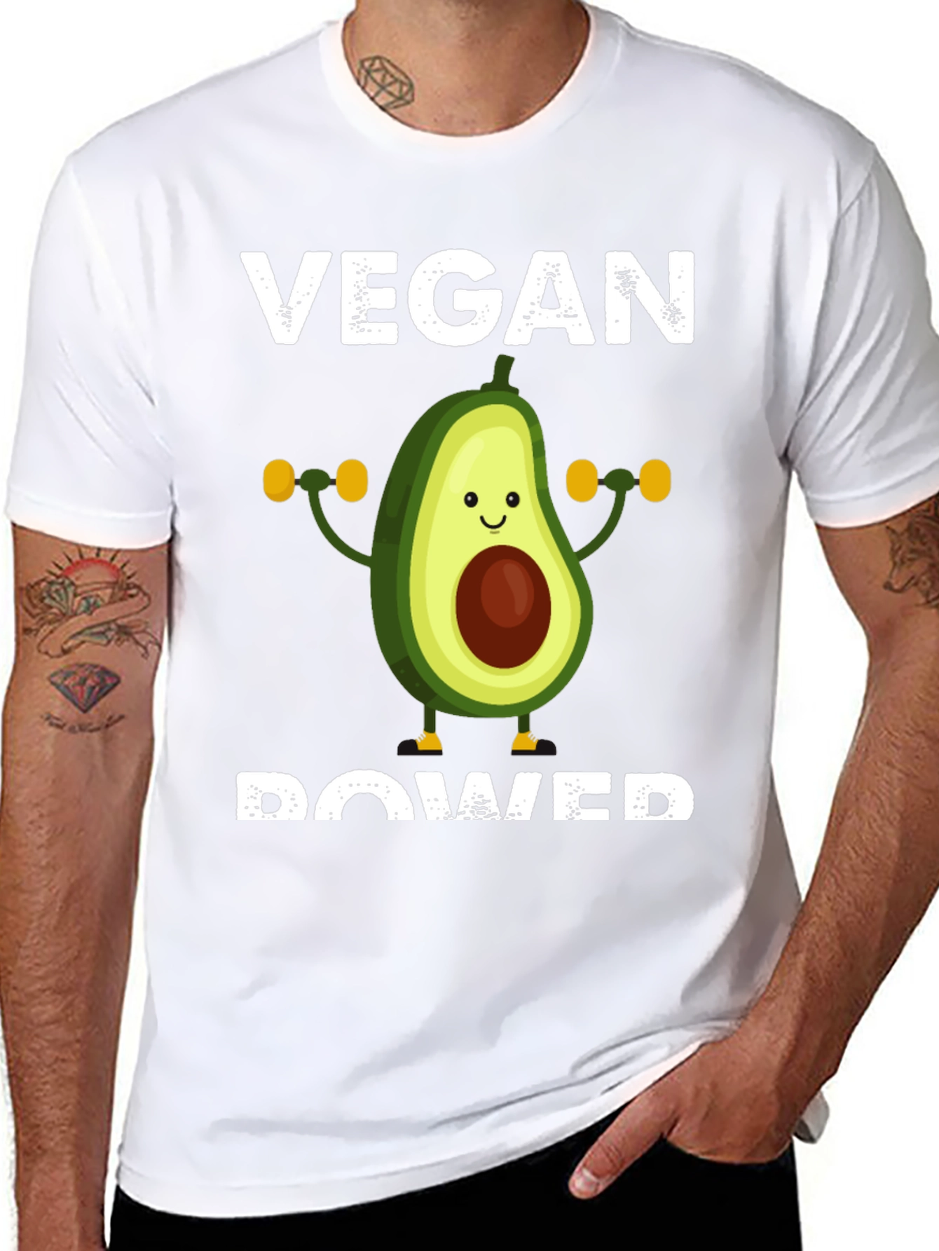 Vegan Power Avocado T-Shirt