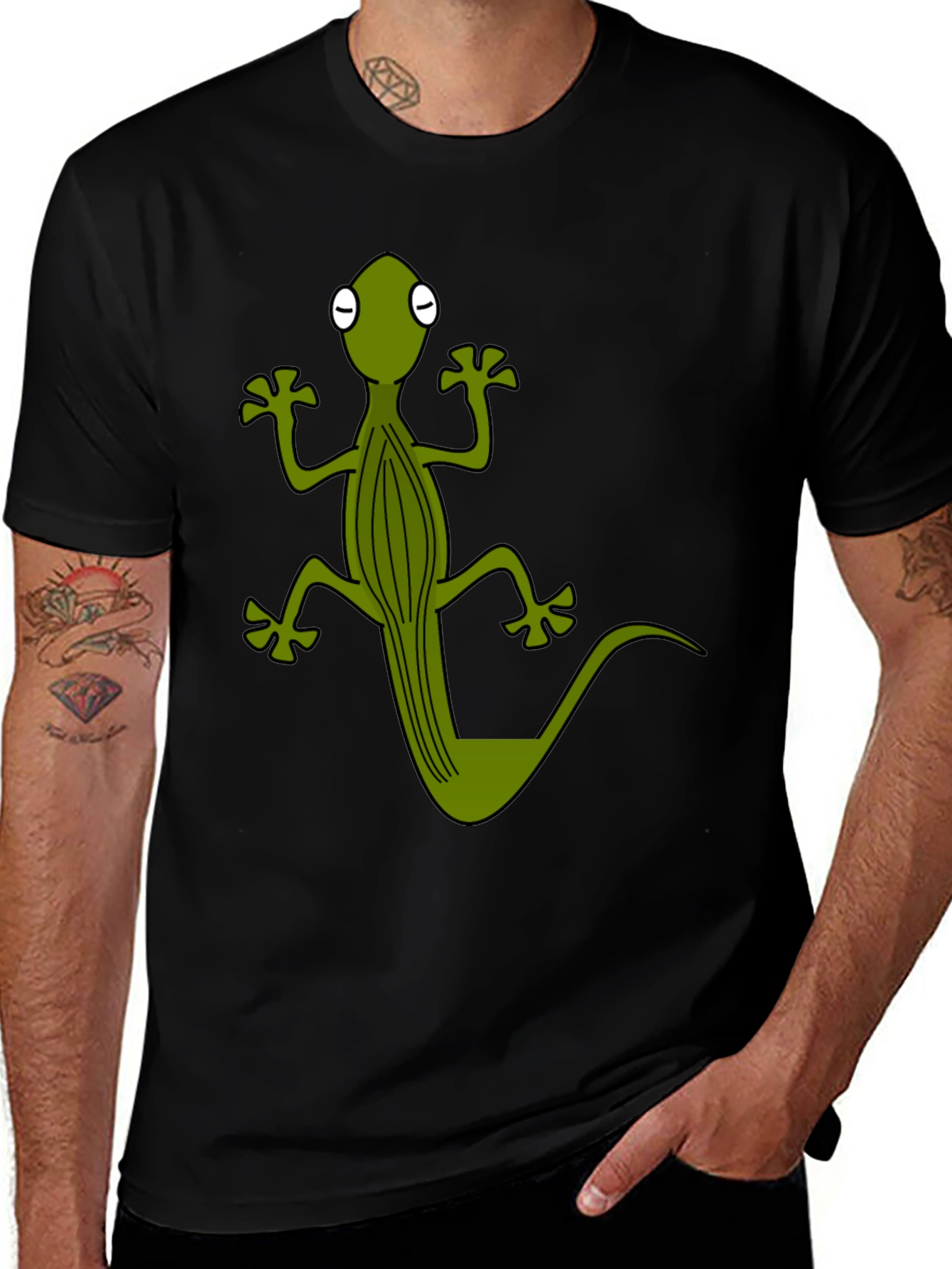Lizard Graphic T-Shirt - Cool Casual Style