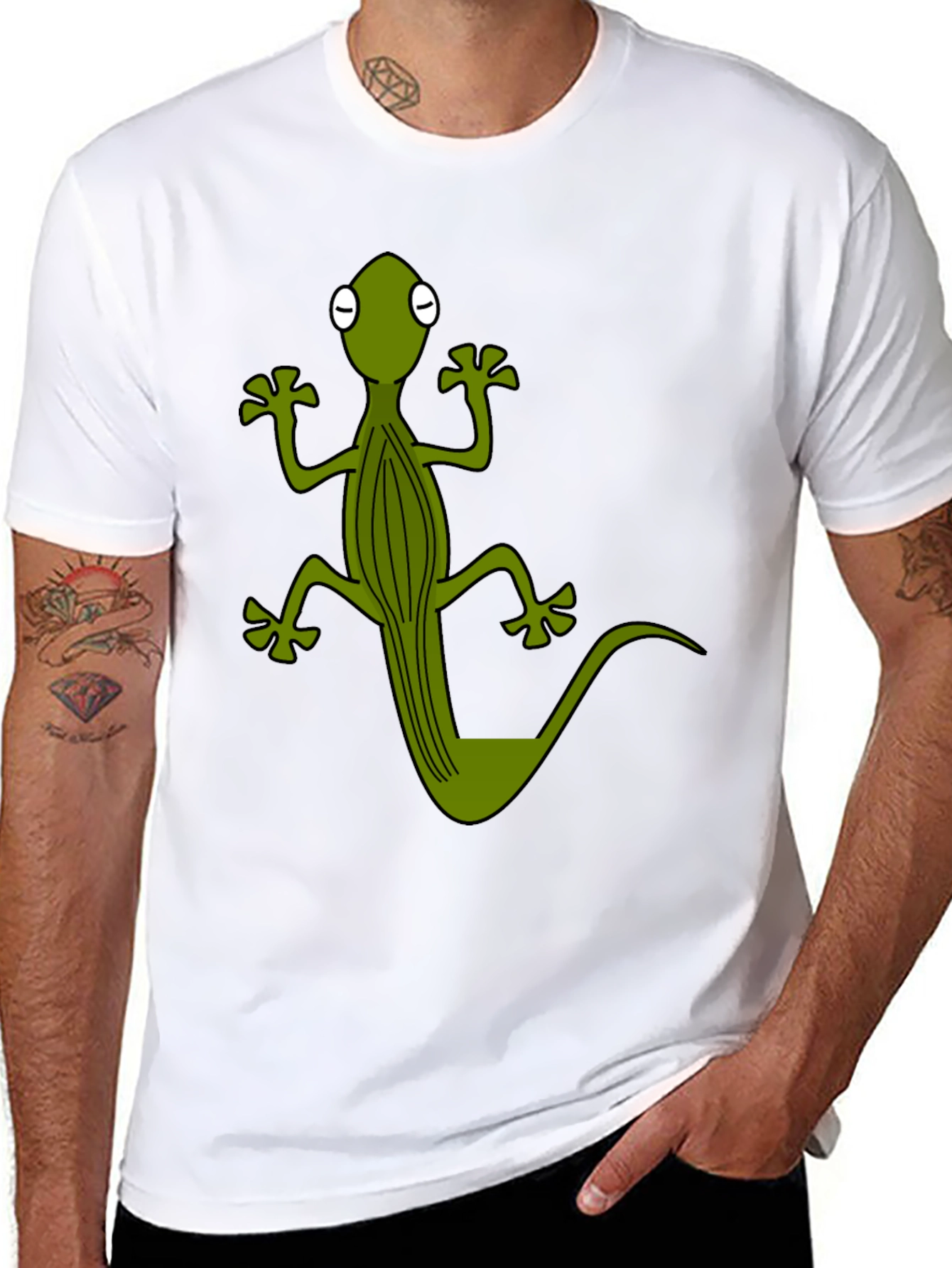 Lizard Graphic T-Shirt - Cool Casual Style