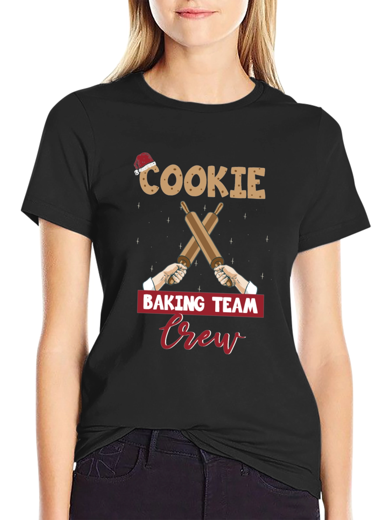 Cookie Baking Team Crew Holiday T-Shirt