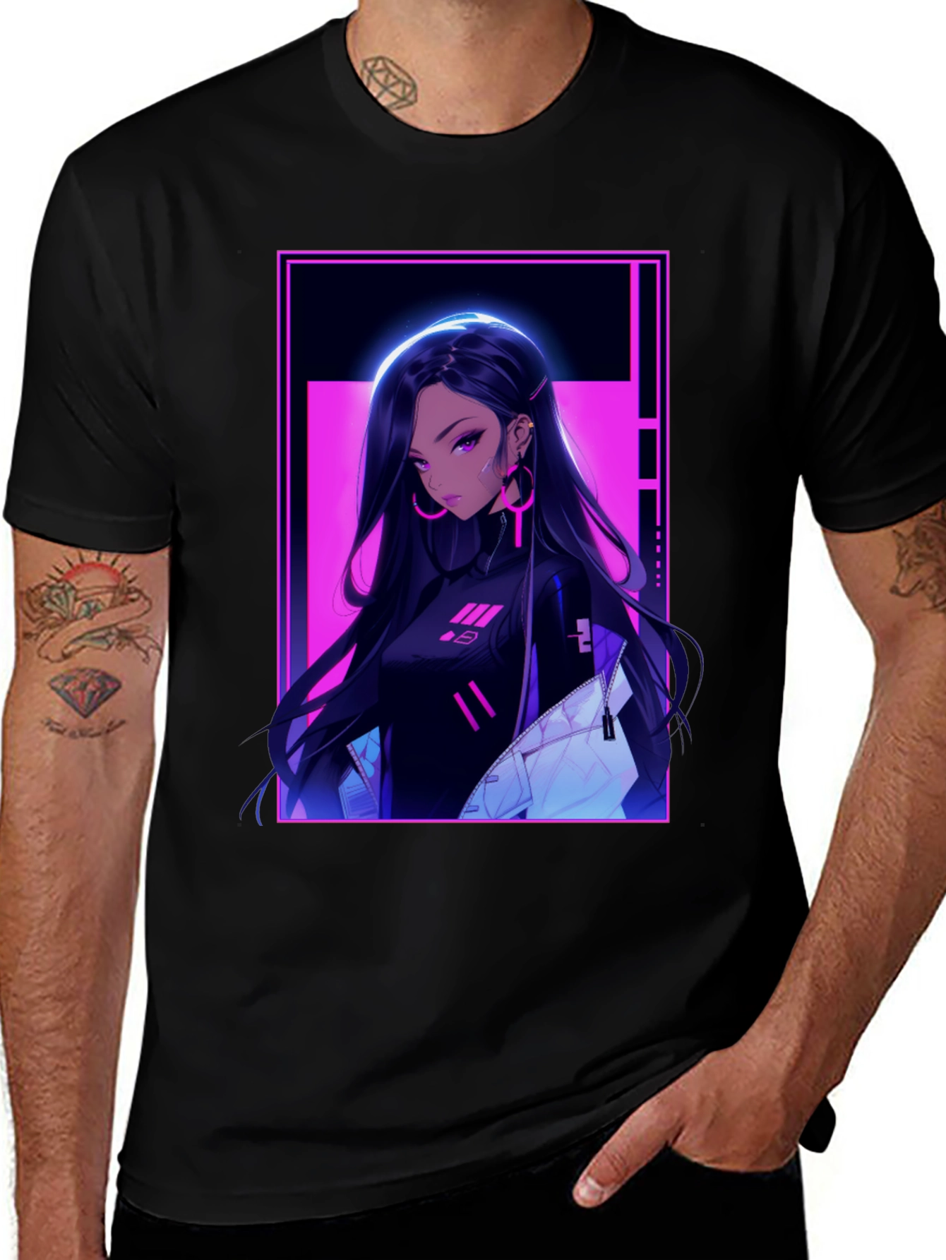 Anime Girl T-Shirt - Cool Graphic Tee