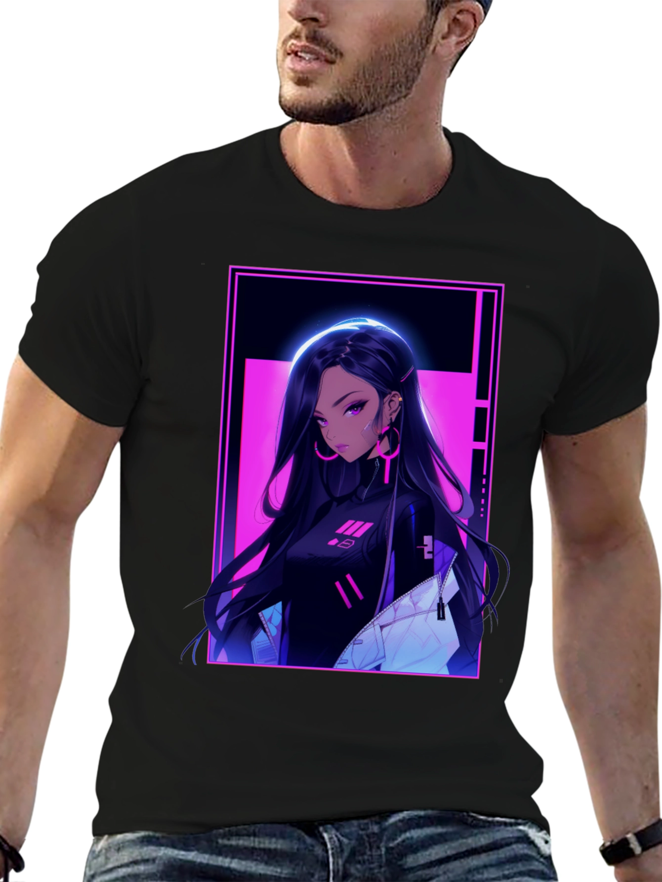 Anime Girl T-Shirt - Cool Graphic Tee