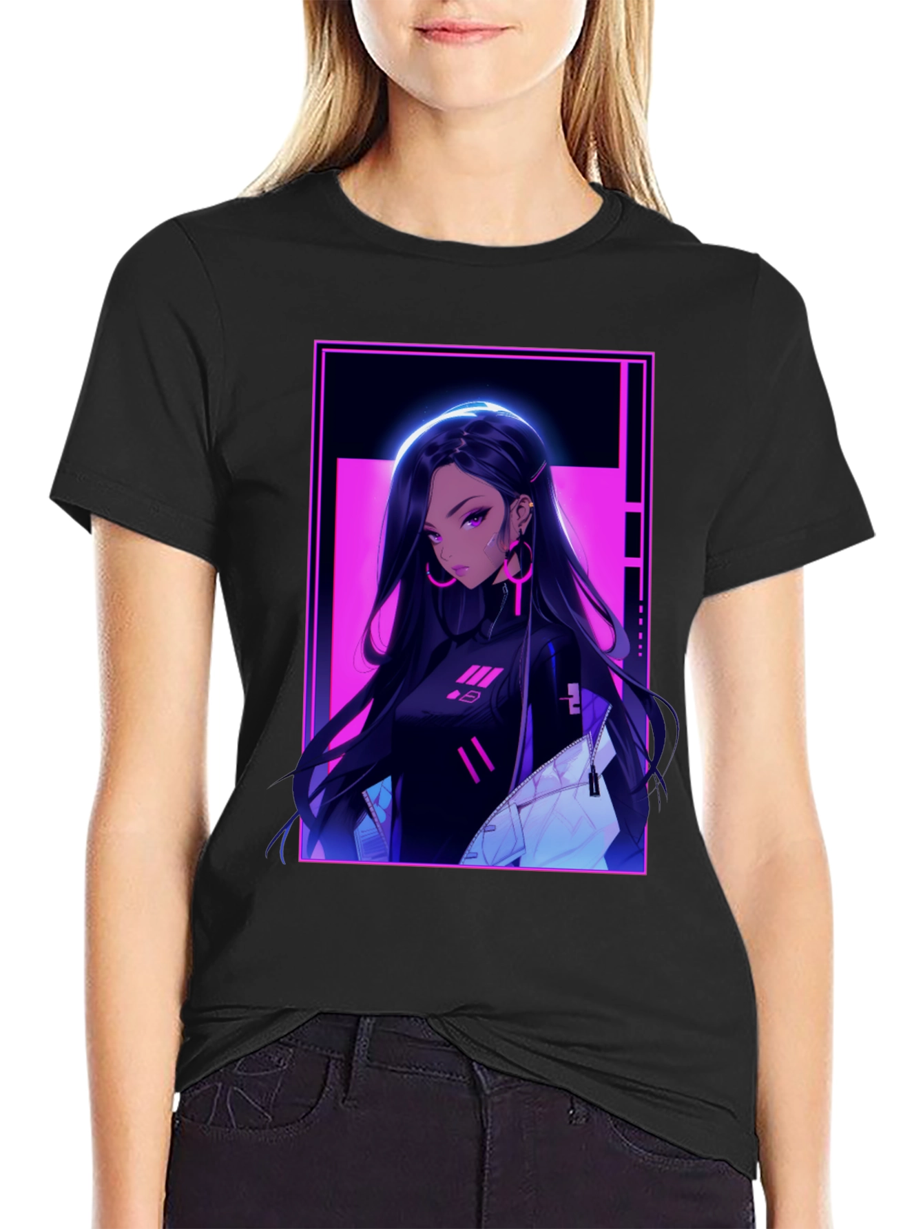Anime Girl T-Shirt - Cool Graphic Tee