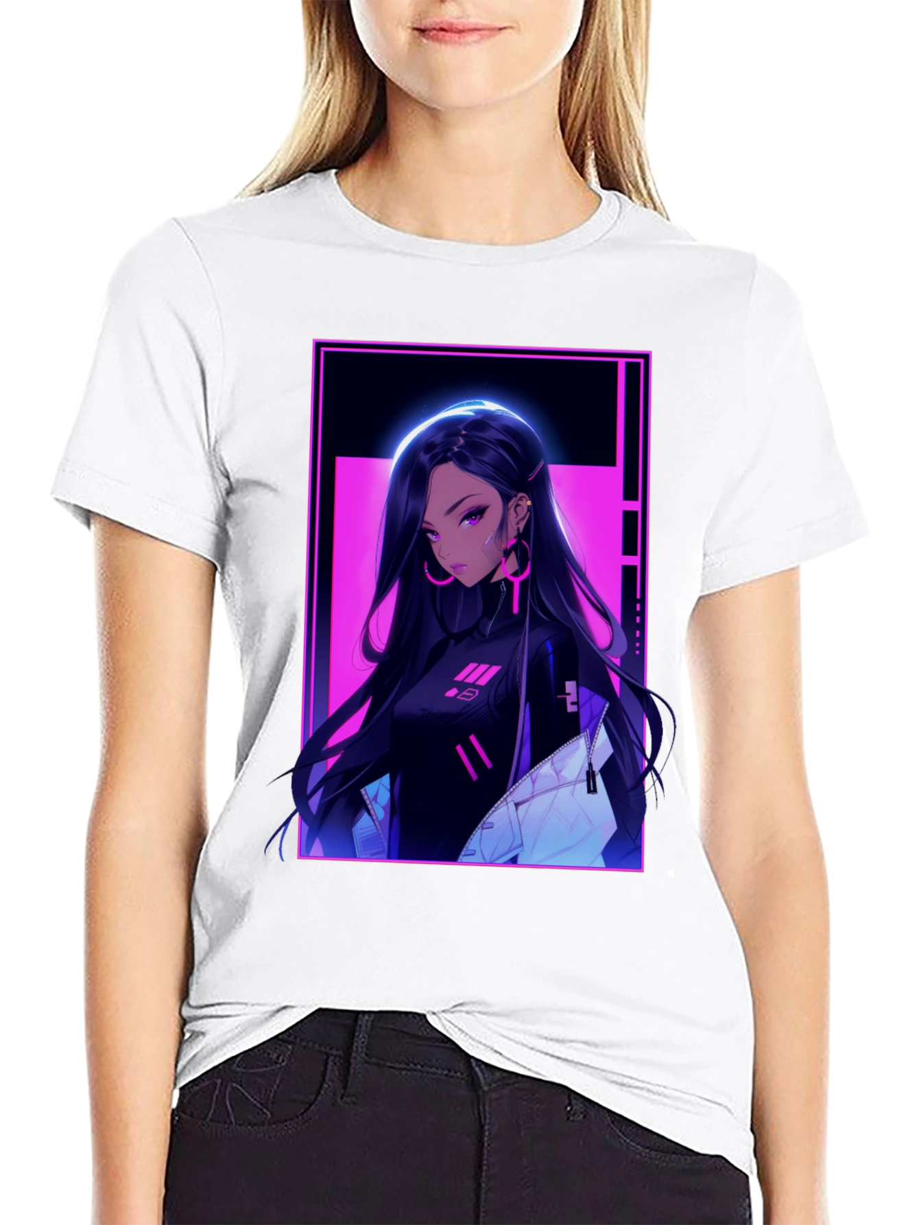 Anime Girl T-Shirt - Cool Graphic Tee
