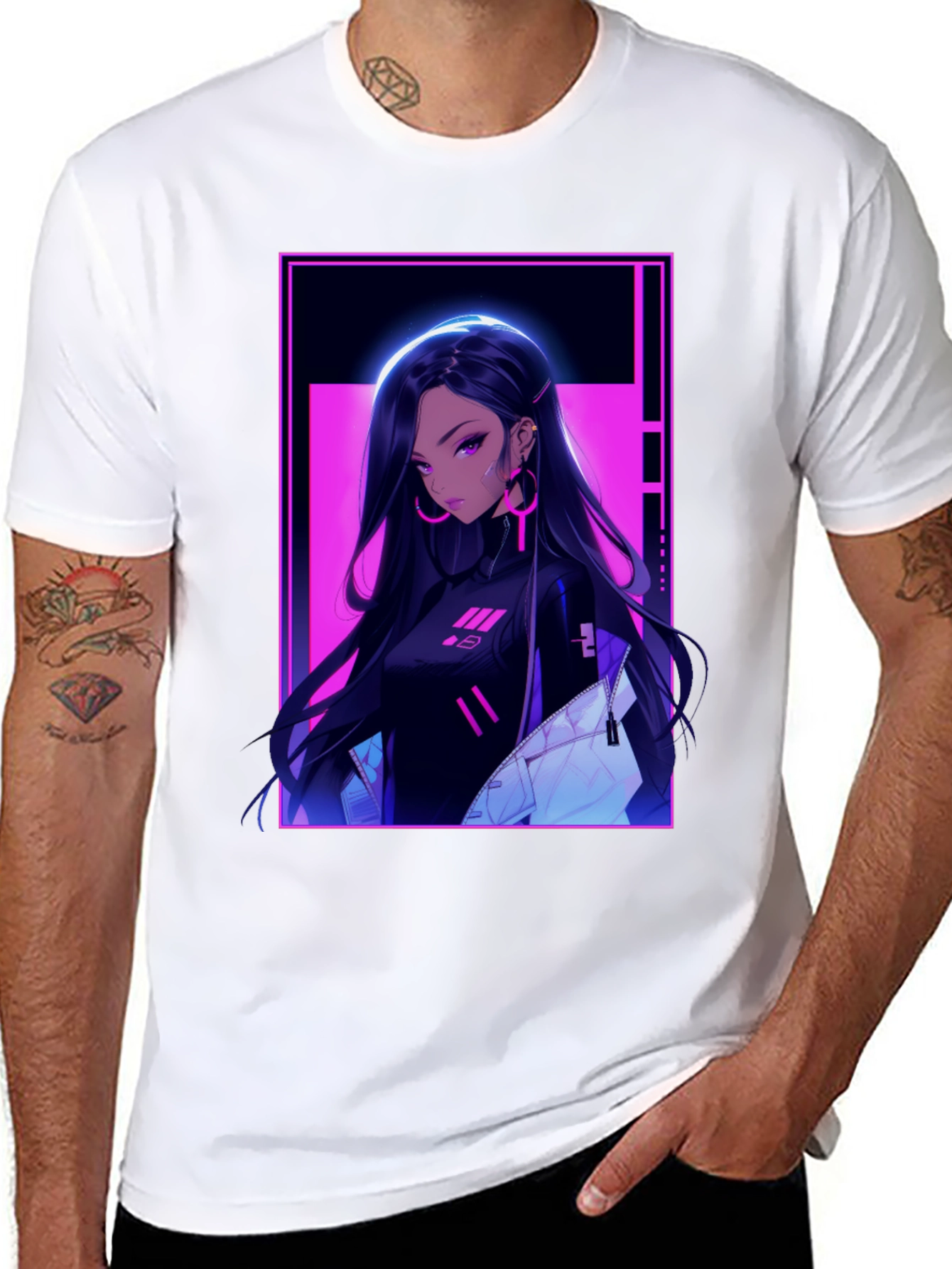 Anime Girl T-Shirt - Cool Graphic Tee
