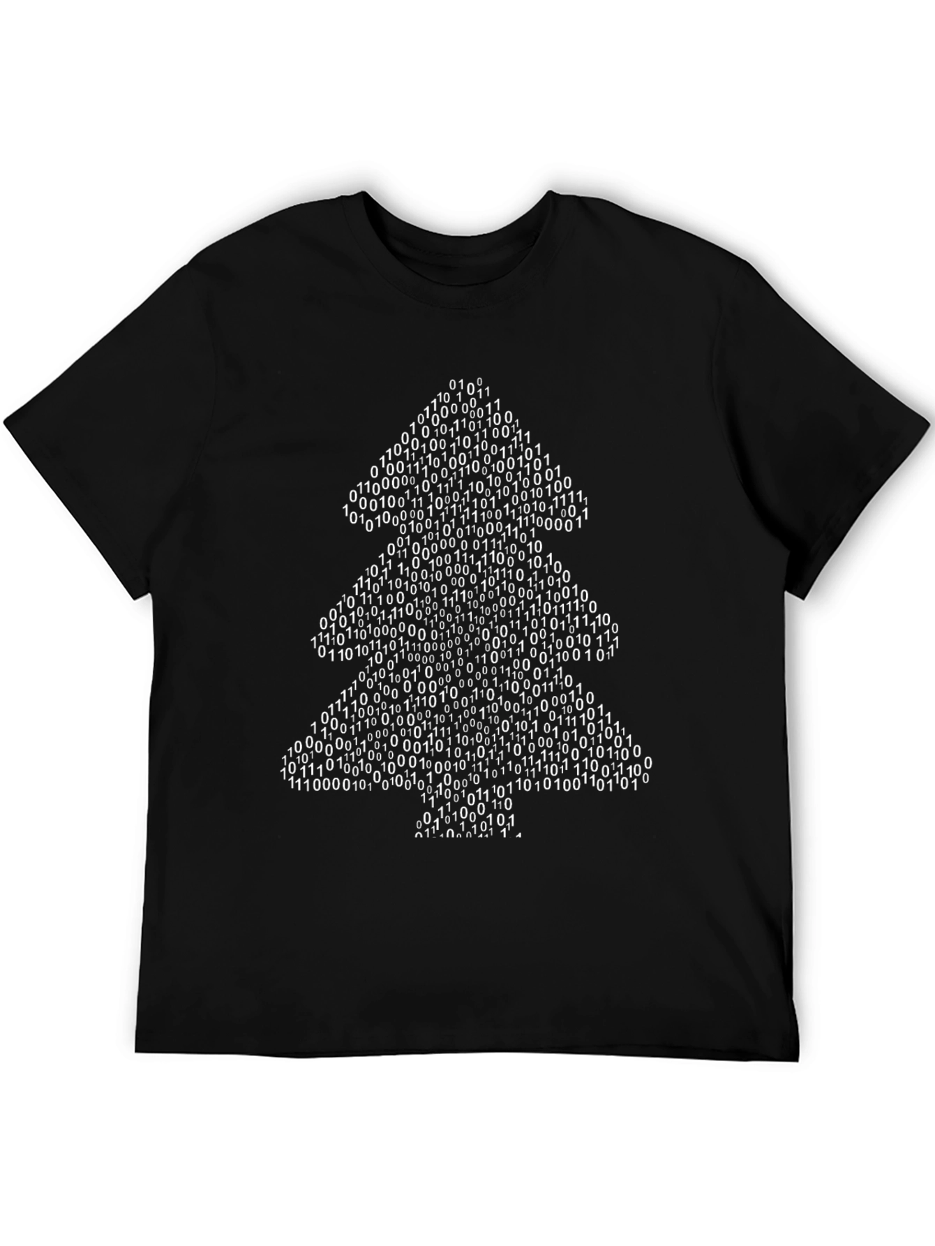Binary Christmas Tree T-Shirt - Geek Holiday Apparel