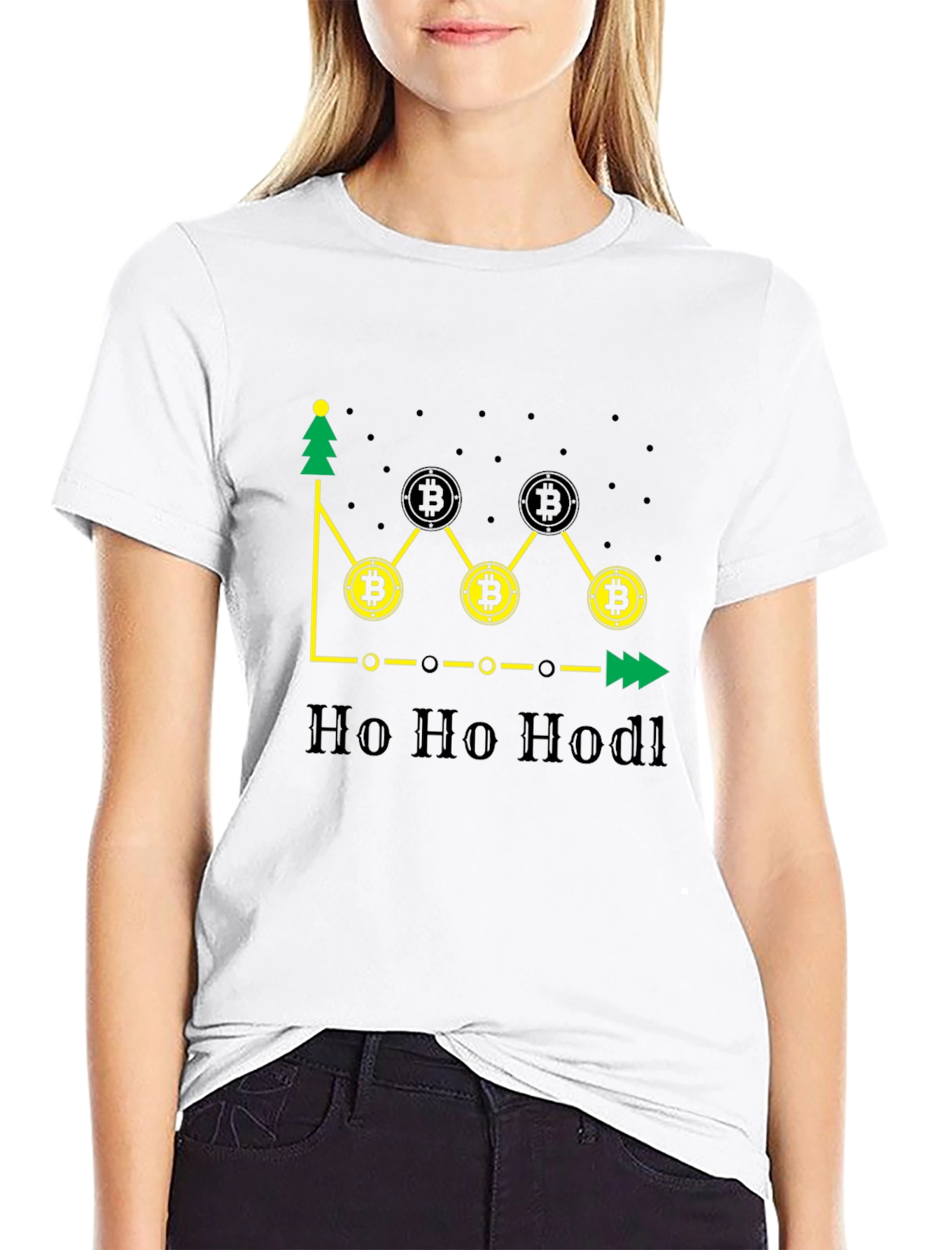 Bitcoin Holiday HODL Black T-Shirt