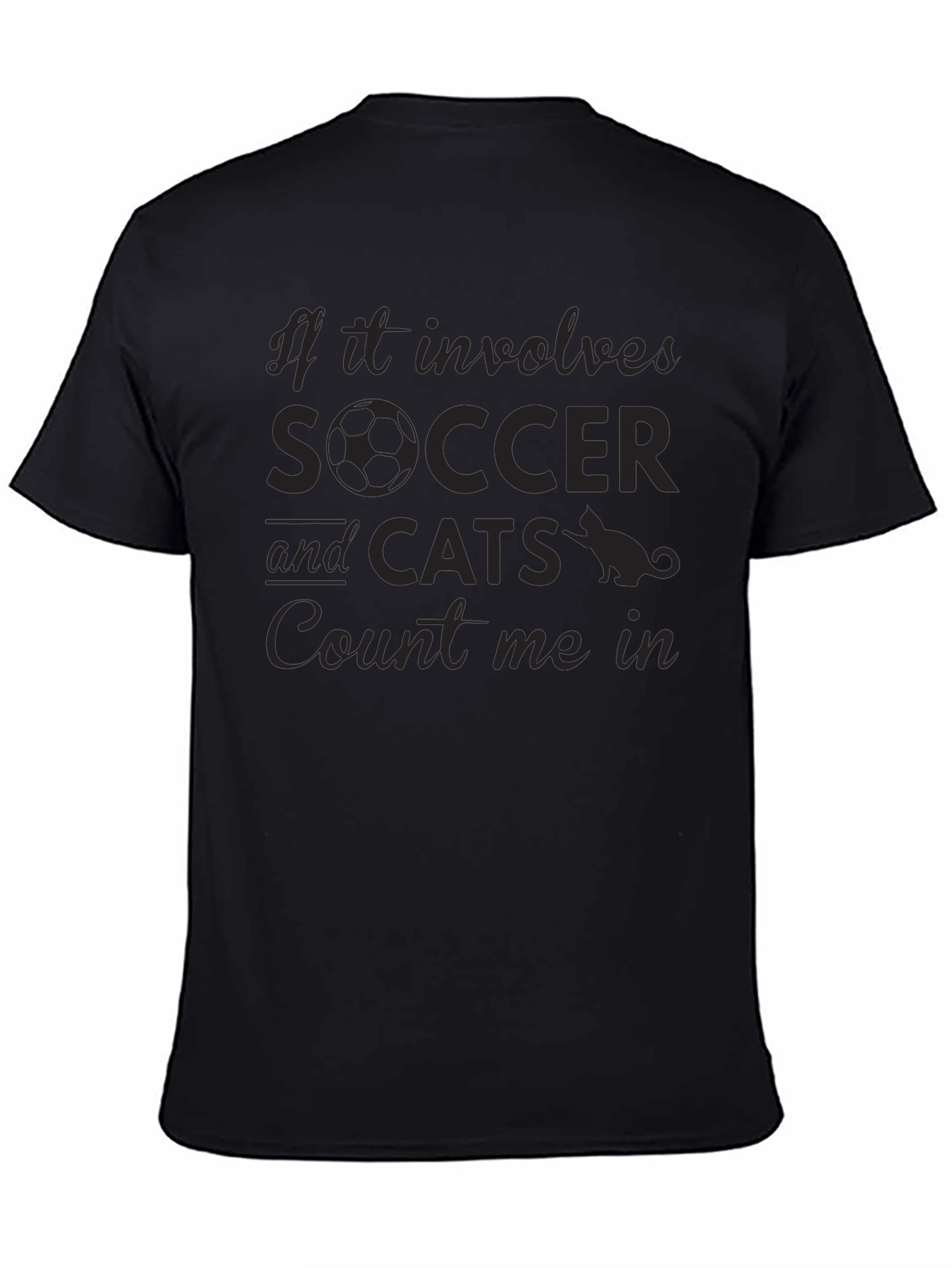 Soccer and Cats T-Shirt