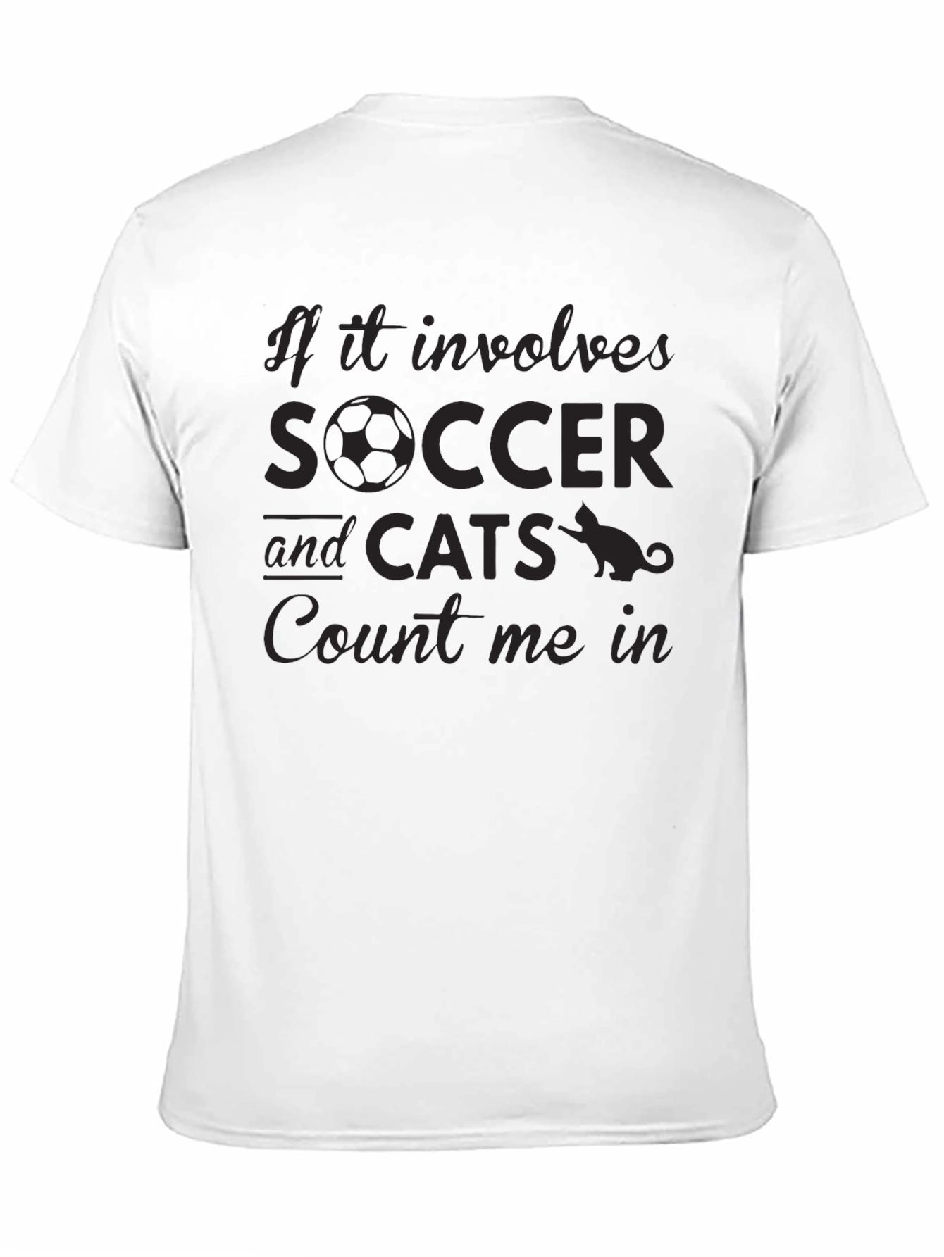 Soccer and Cats T-Shirt