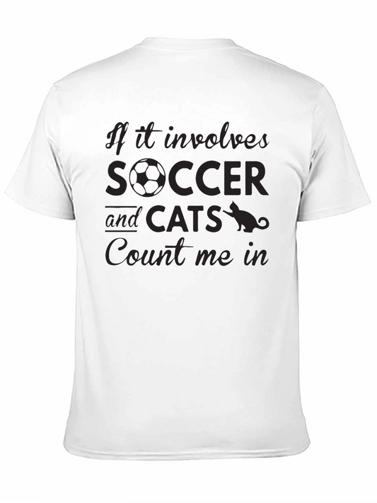 Soccer and Cats T-Shirt