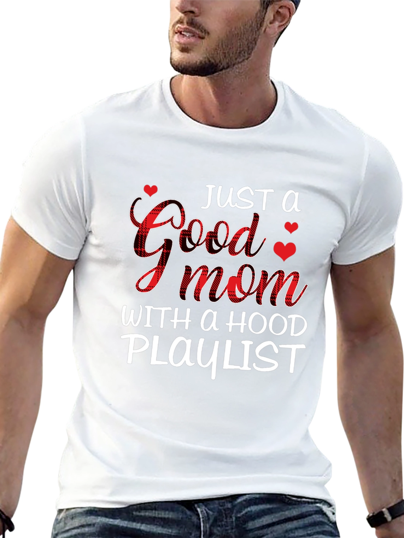 Good Mom Hood Playlist Graphic Tee