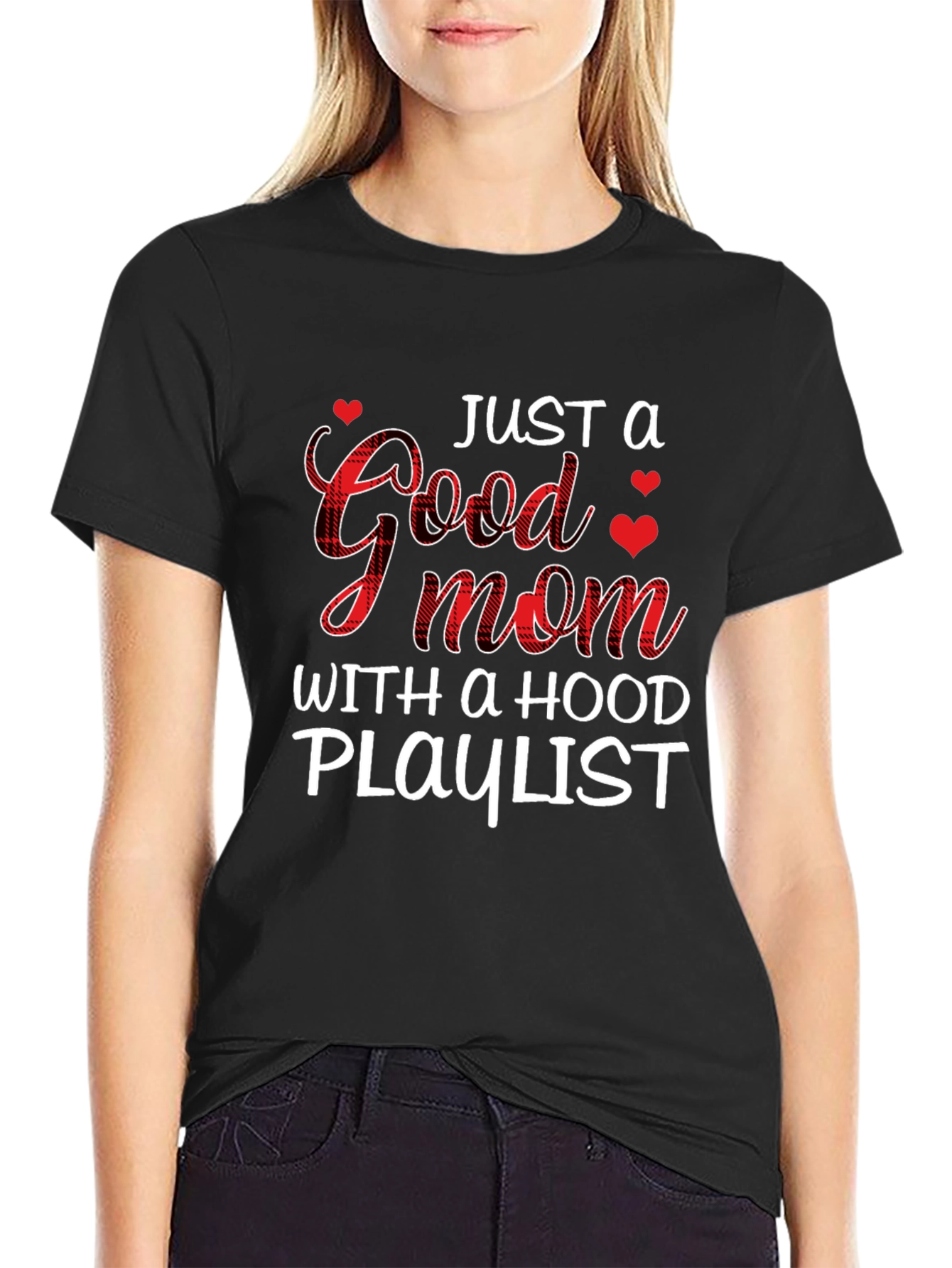Good Mom Hood Playlist Graphic Tee