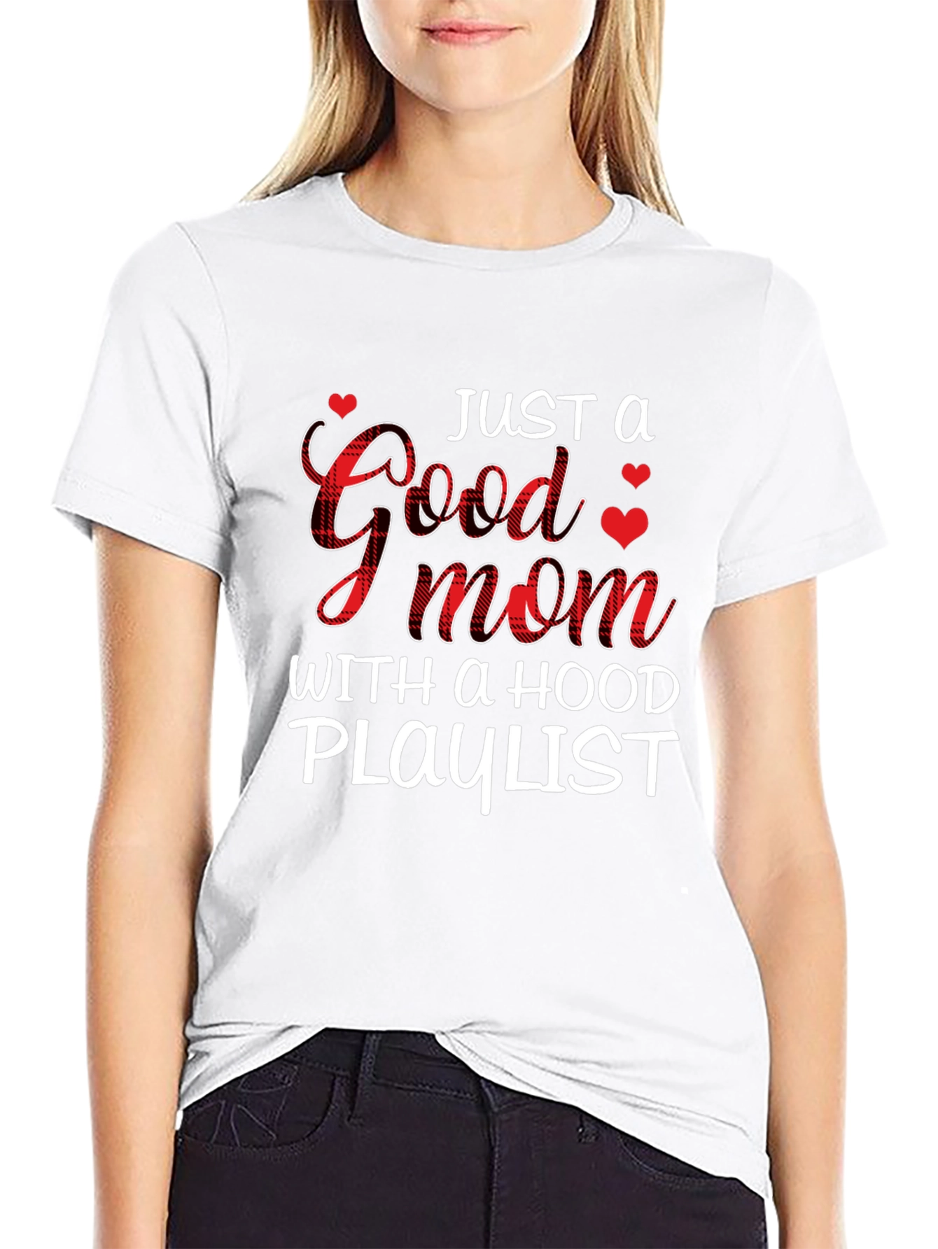 Good Mom Hood Playlist Graphic Tee