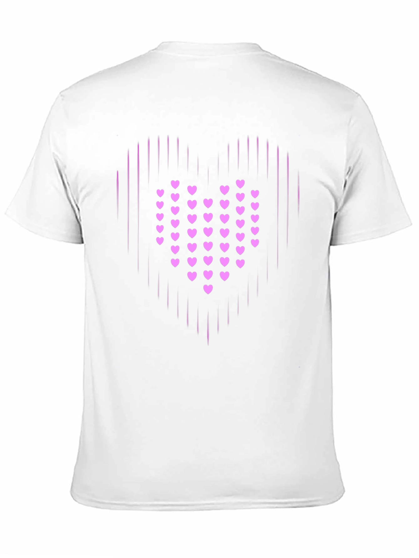 Heart Graphic Print Black T-Shirt